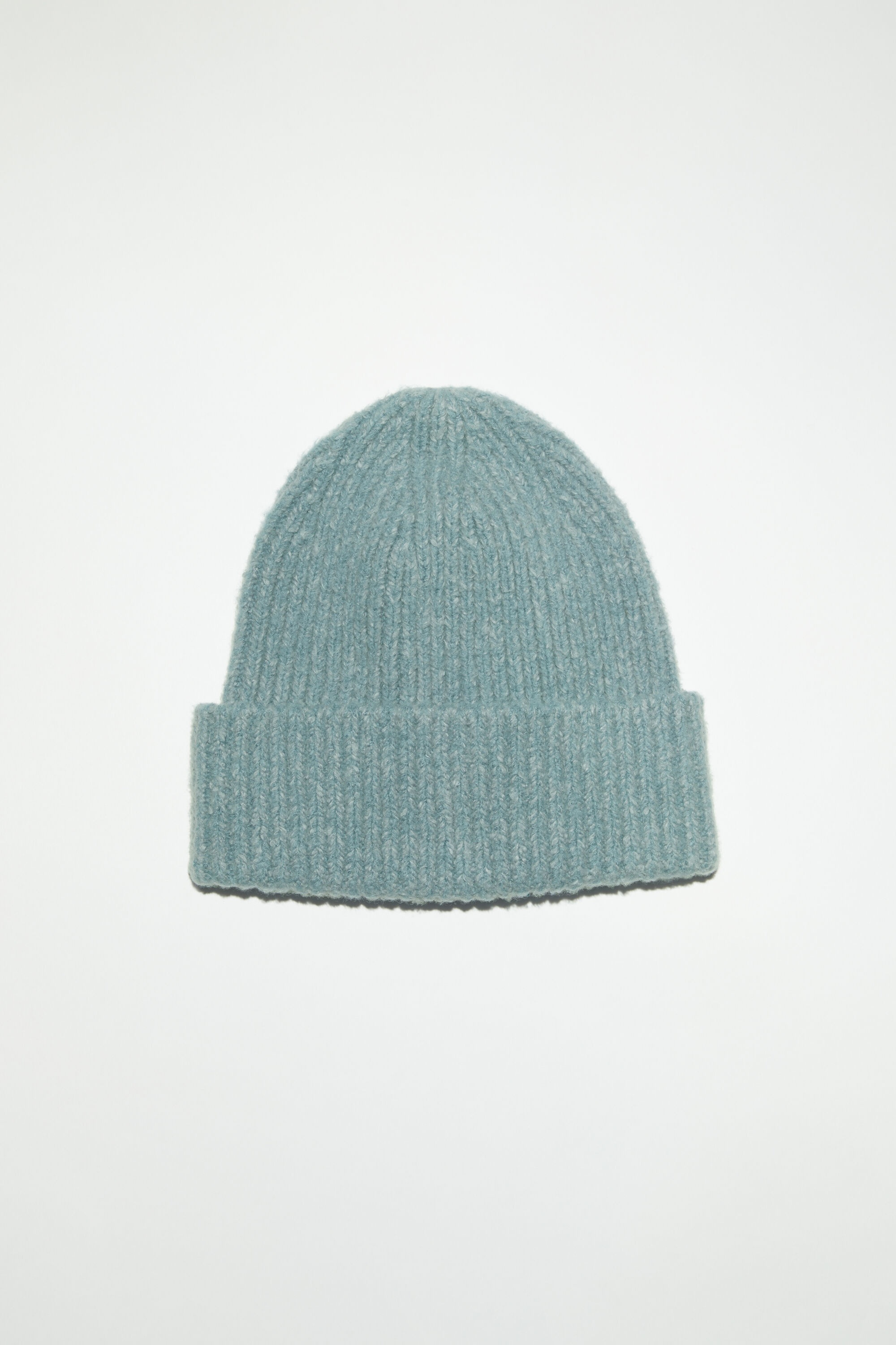 Wool blend beanie - Mineral blue - 1