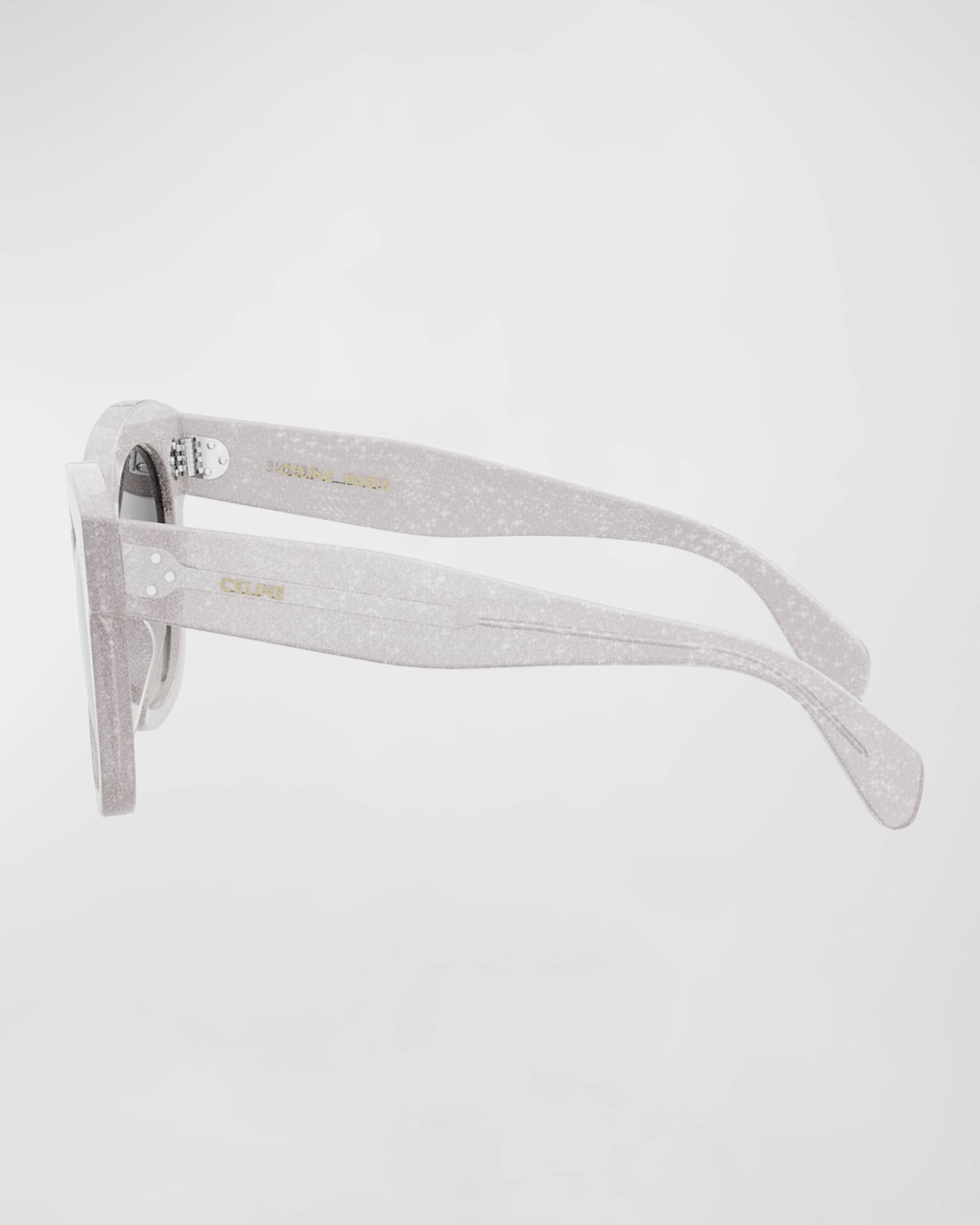 Glittery Bold Acetate Square Sunglasses - 2