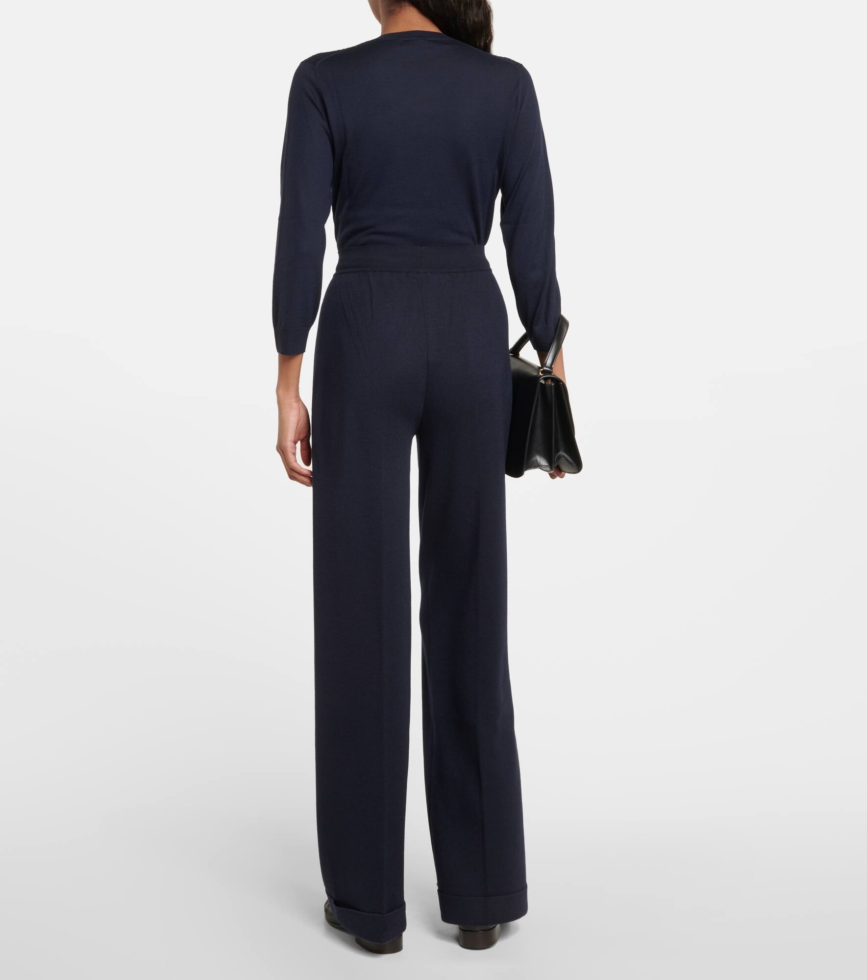 Cashmere and silk pants - 3