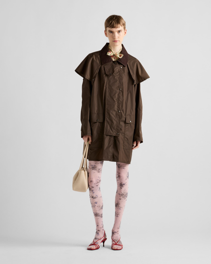 Prada Light technical fabric raincoat outlook
