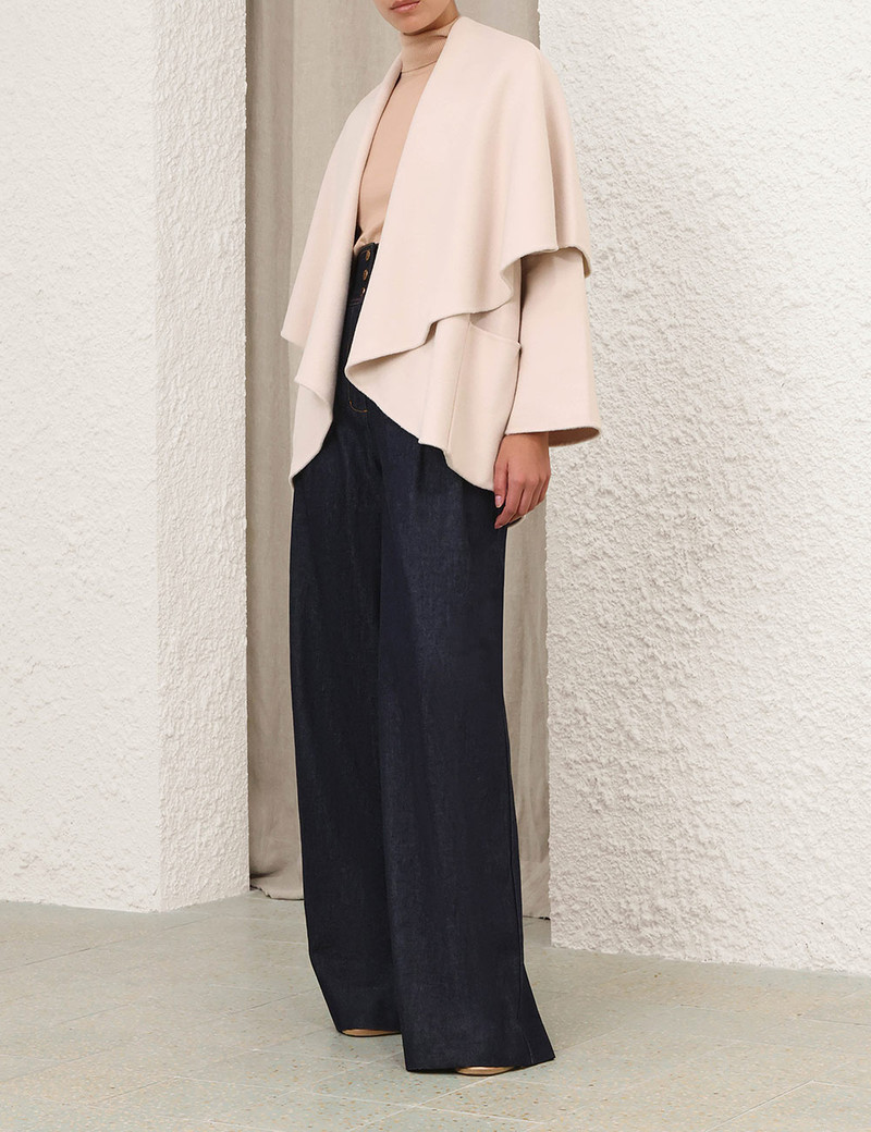 REBELLION TIE NECK CAPE 3