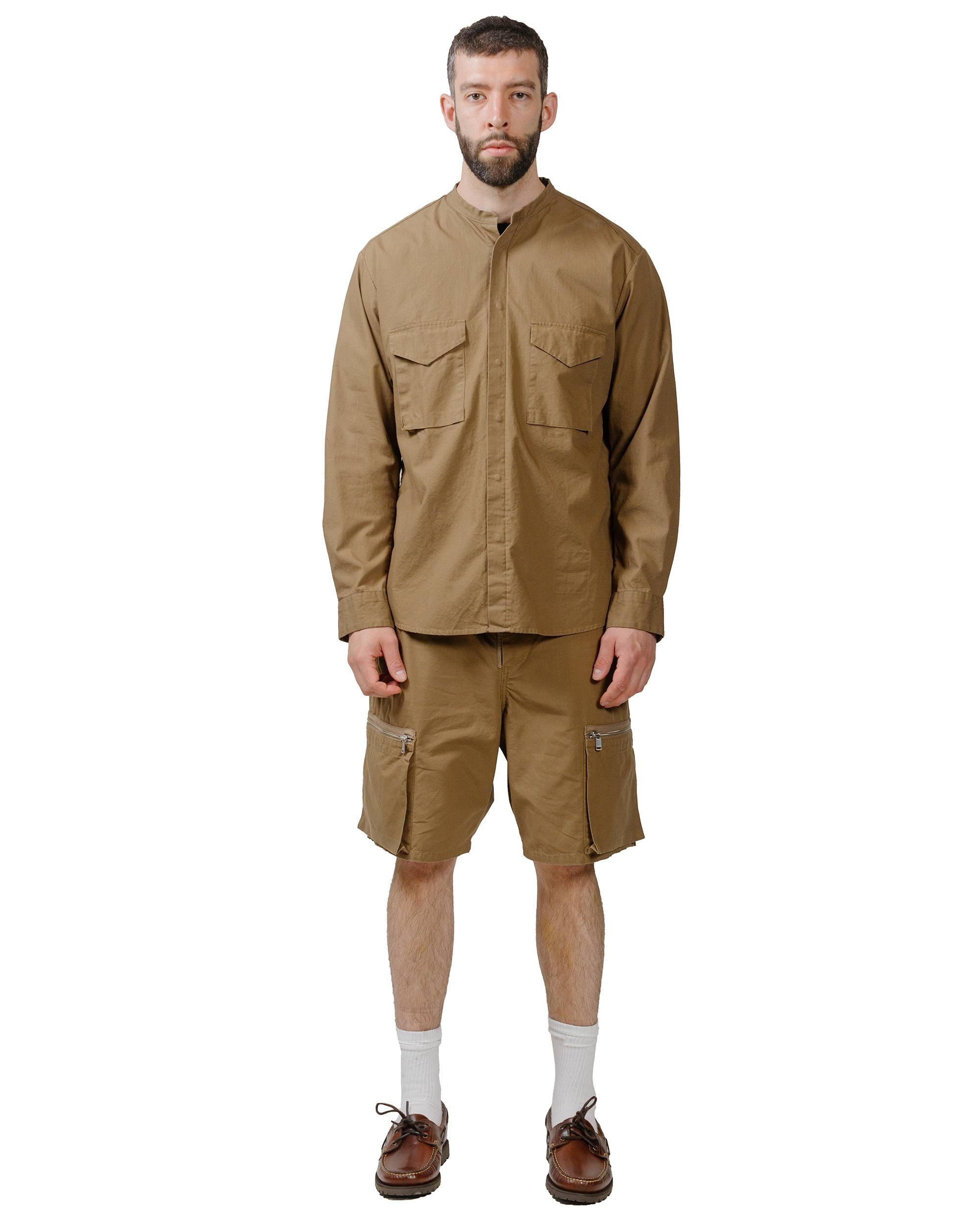 Trooper 6P Shorts Cotton Ripstop Light Brown - 4