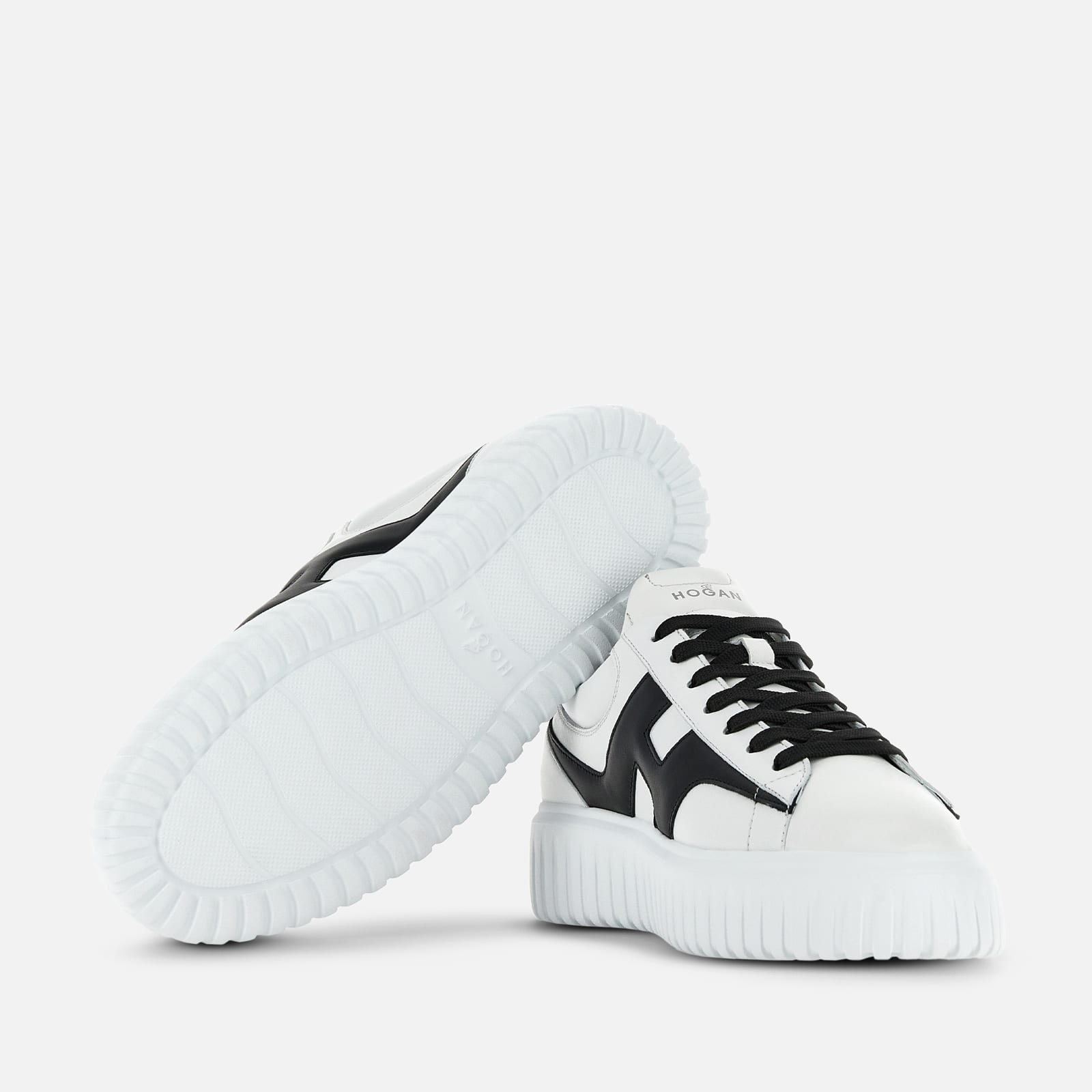 Sneakers Hogan H-Stripes Black White - 4