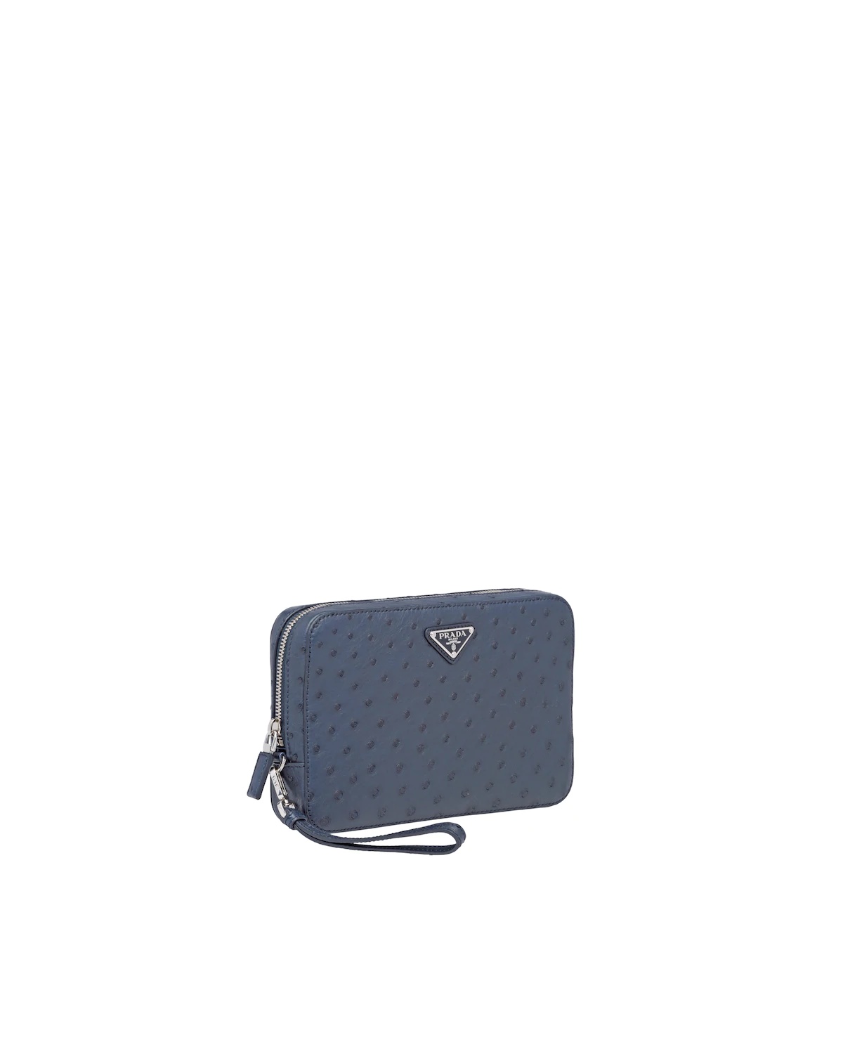 Ostrich Leather Clutch - 3