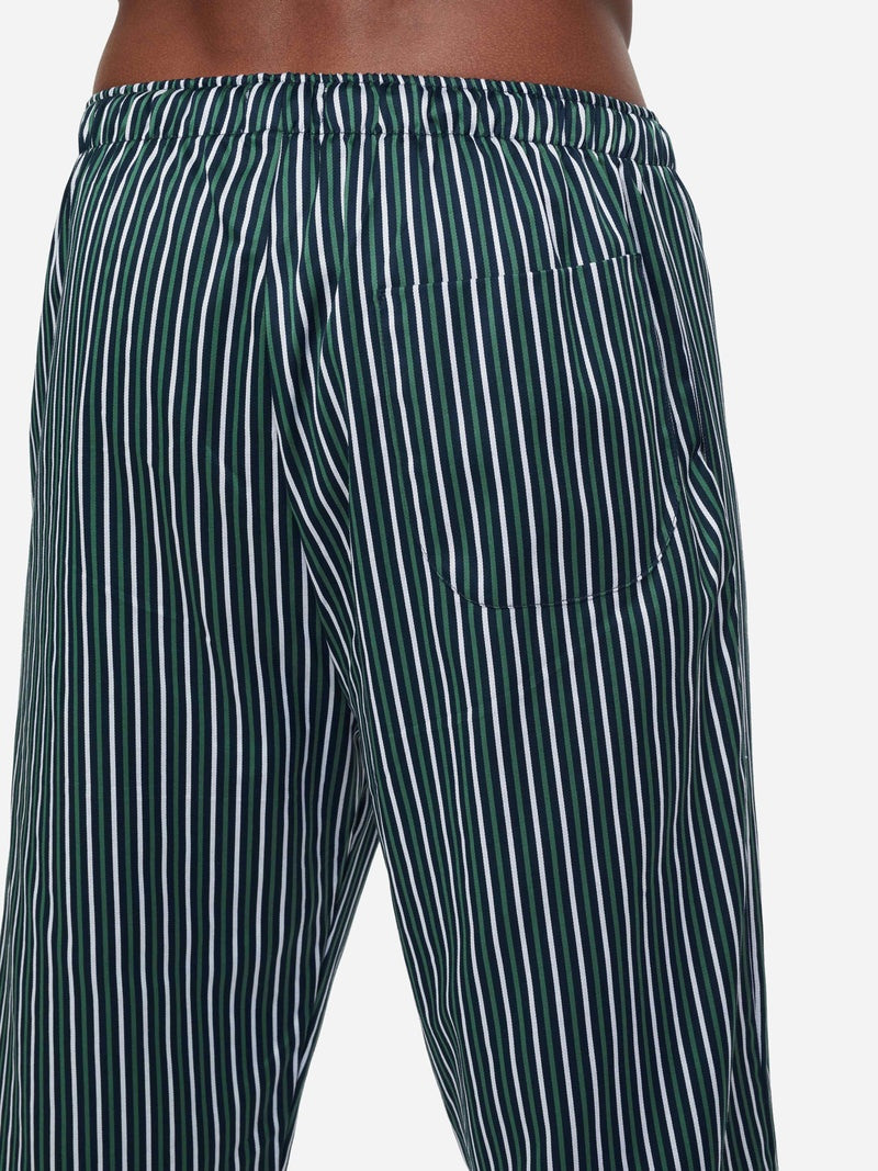 Men's Lounge Trousers Wellington 53 Cotton Satin Multi 7