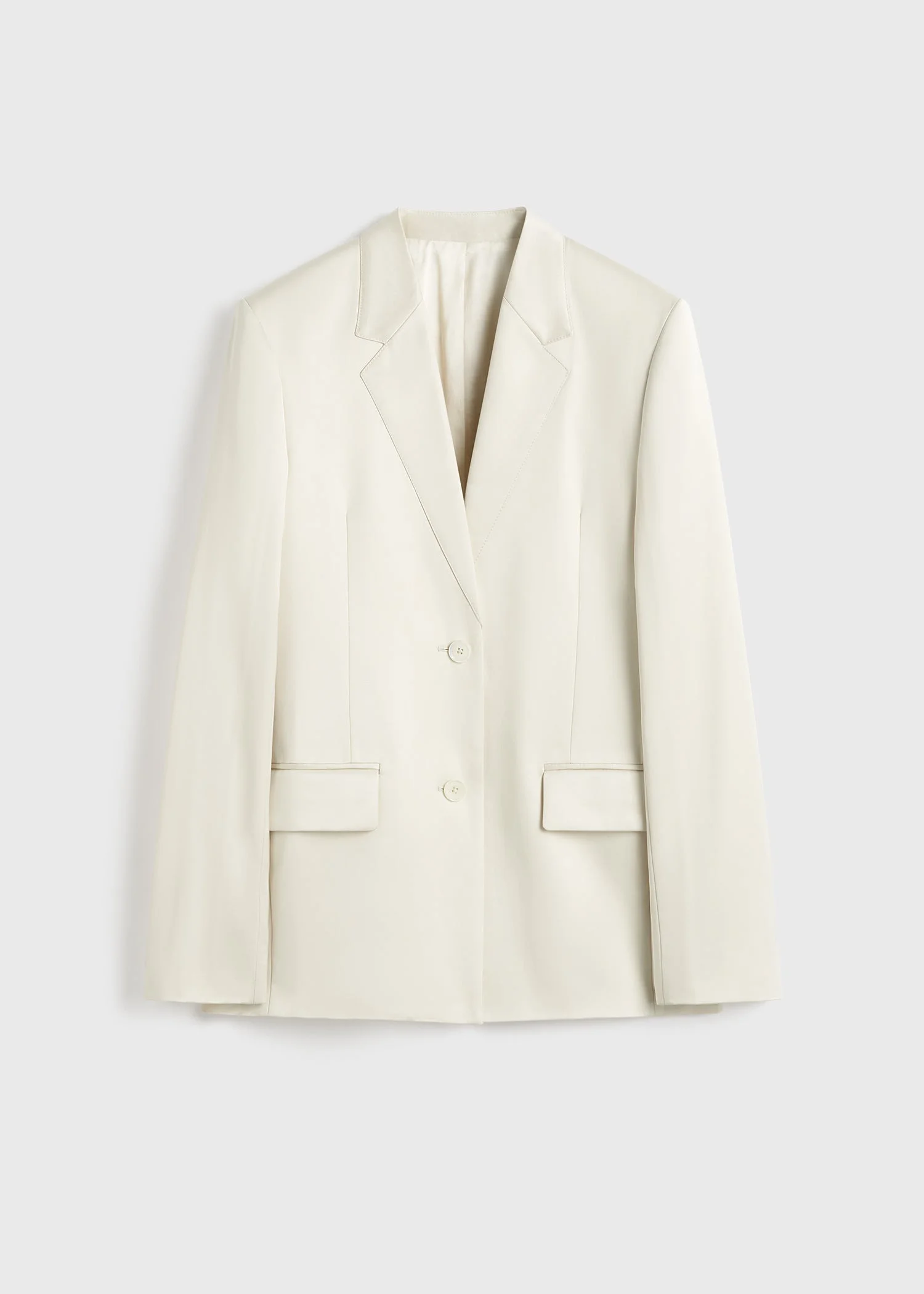 Stitch lapel jacket ecru - 1