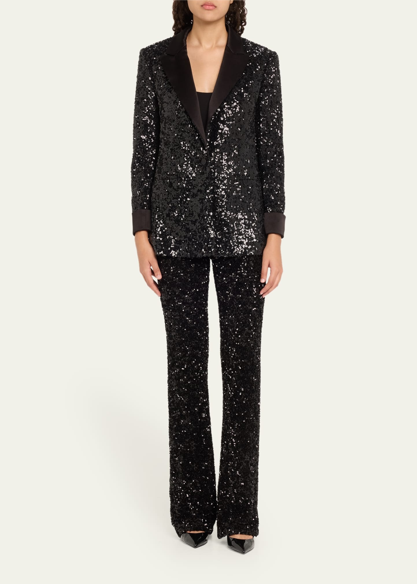 Rmp Sequined Bootcut Pants - 2