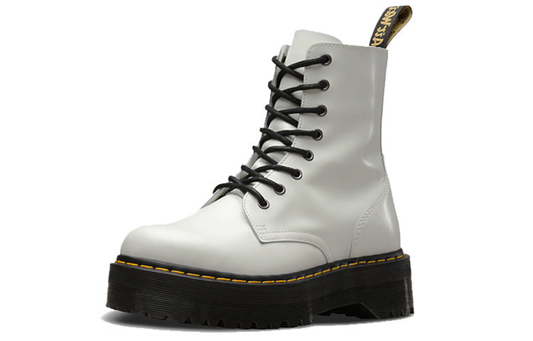 Dr. Martens Jadon Smooth Leather Platform Boot 'White' 15265100 - 2