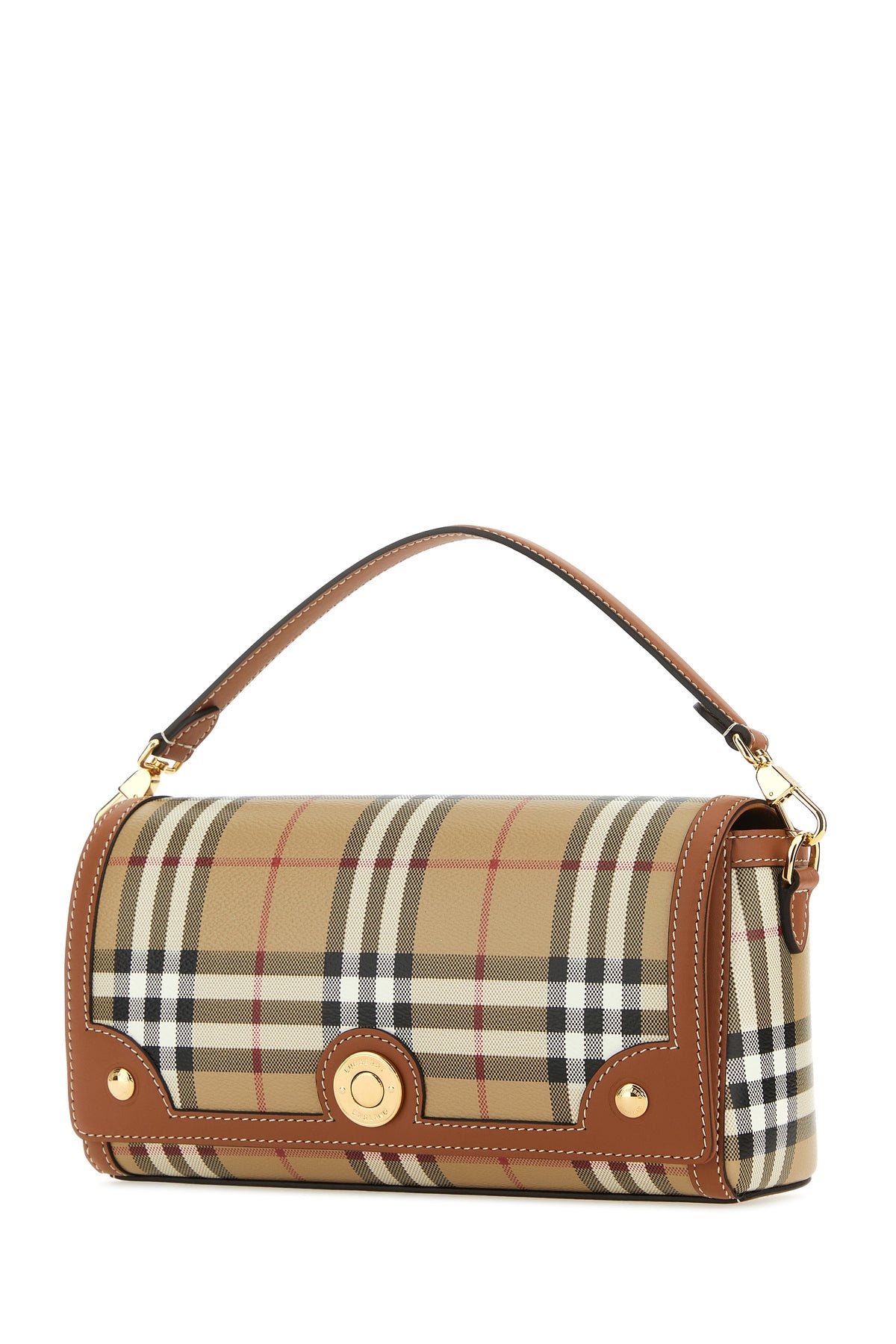 Printed canvas and leather Note handbag - 2