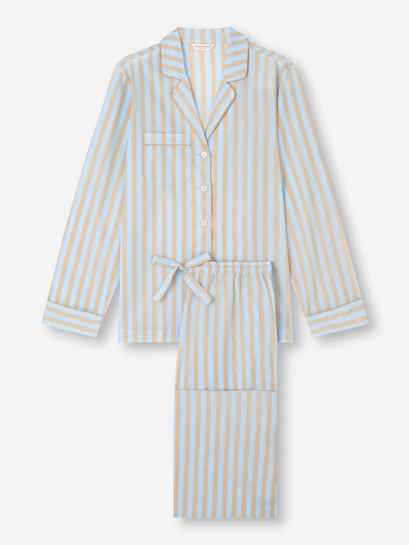 Women's Pyjamas Amalfi 20 Cotton Batiste Blue - 1