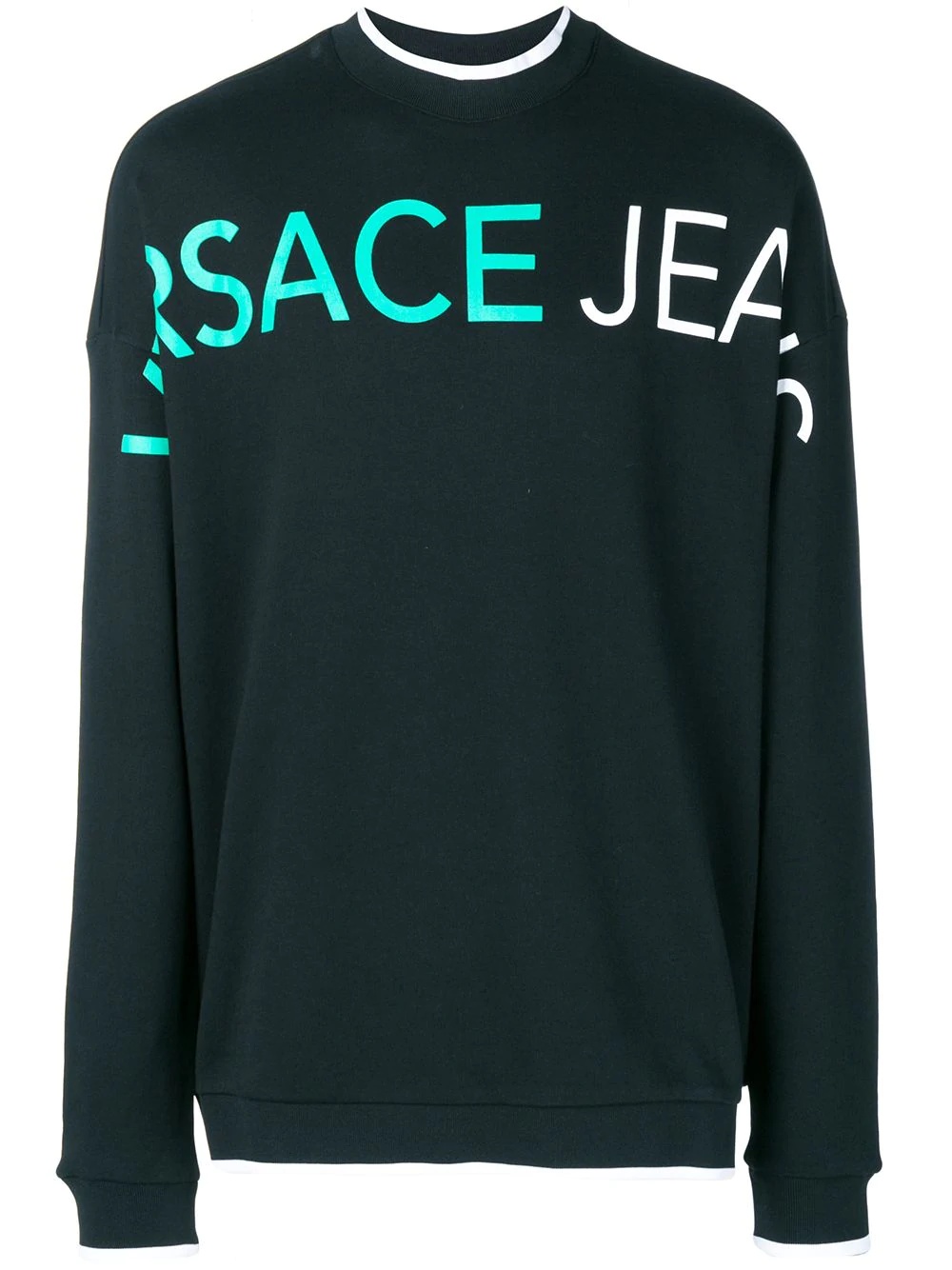 logo print sweatshirt - 1