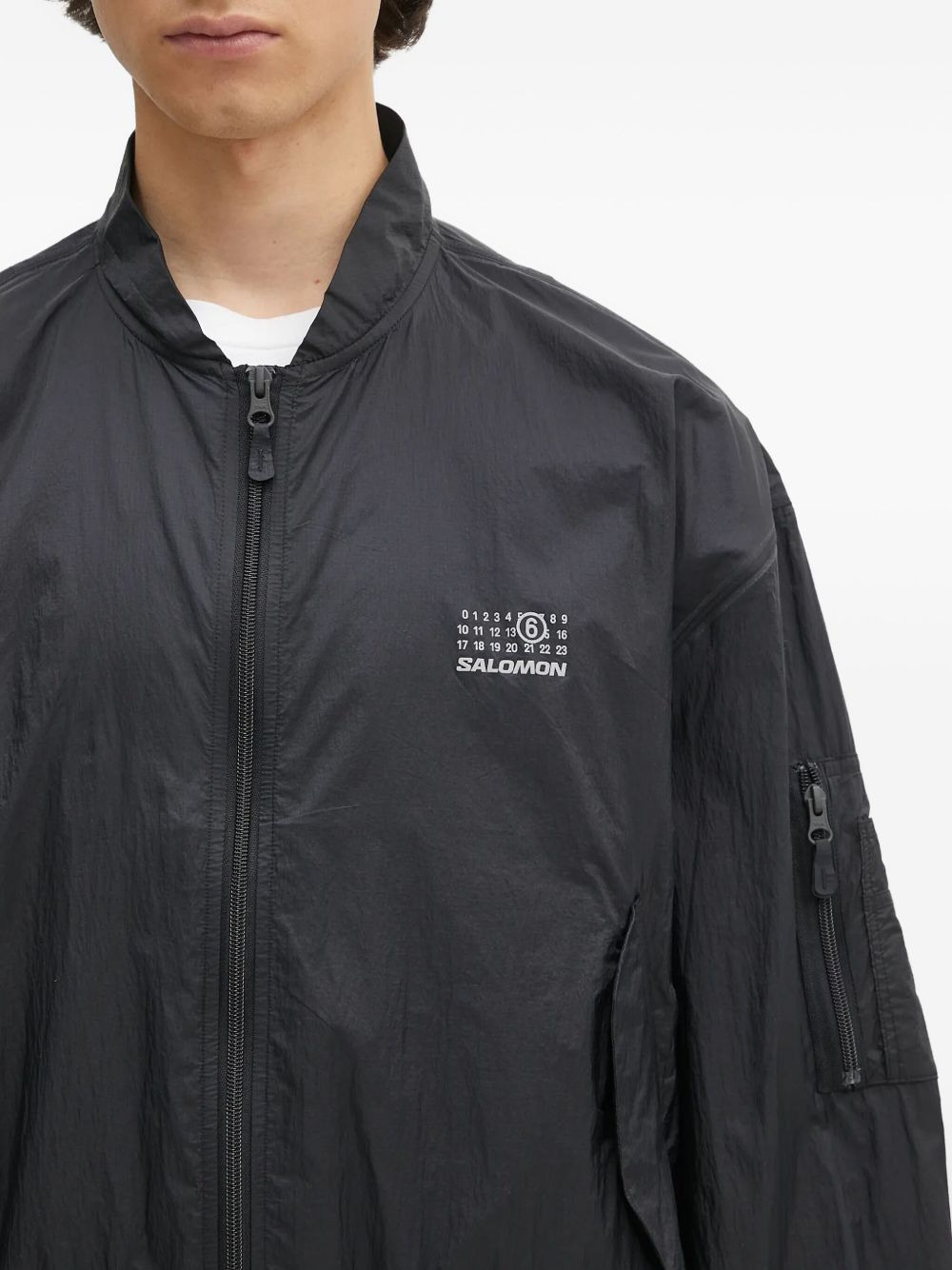 x Salomon Numbers-motif jacket - 4