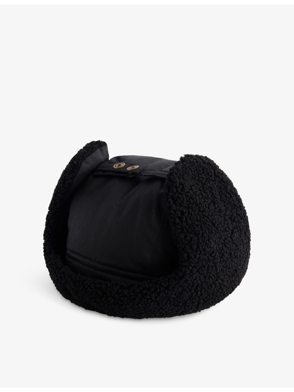 Morar Brand-Patch Waxed-Cotton Trapper Hat - 3