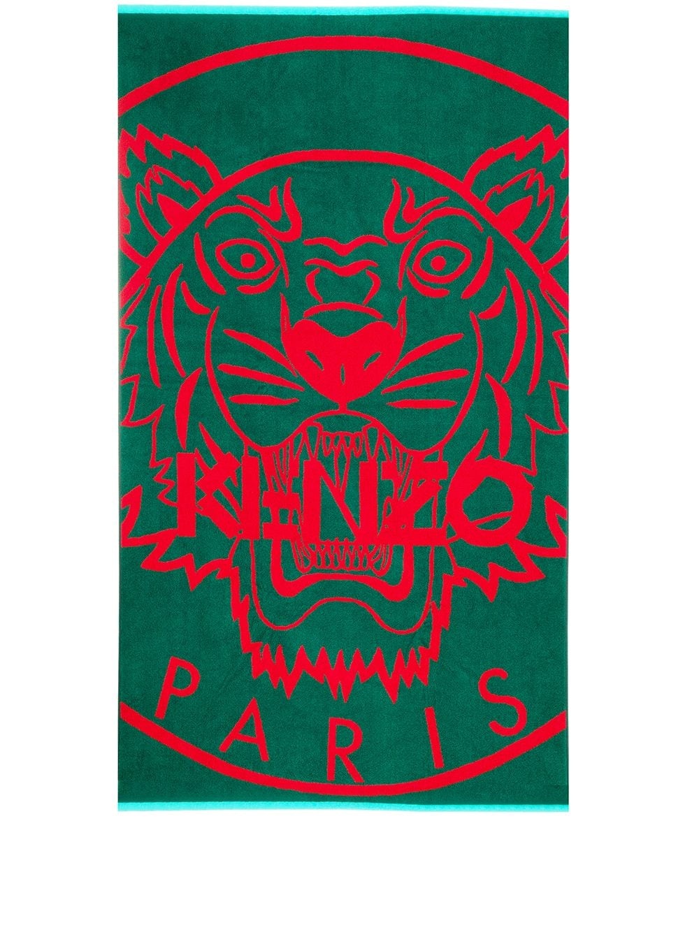 logo print beach towel - 3