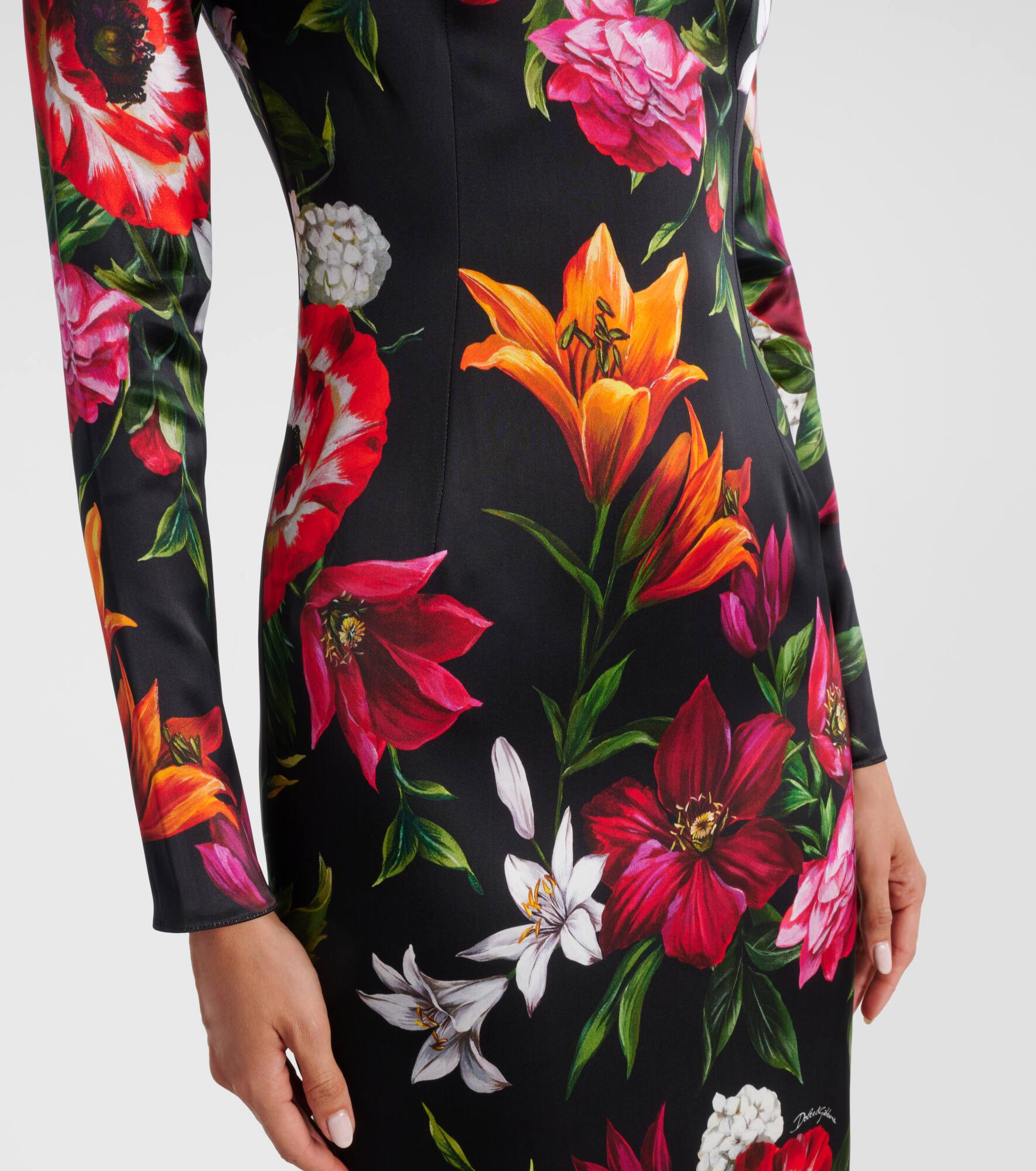 Floral midi dress - 5