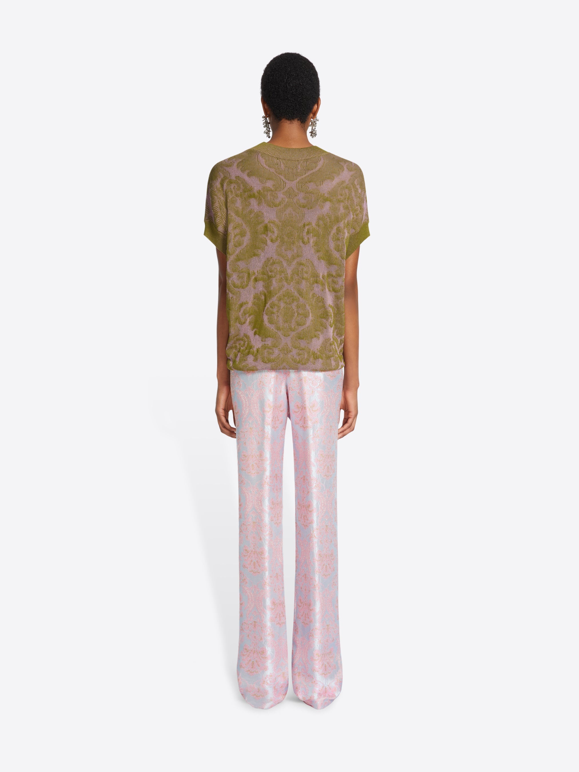 JACQUARD PANTS - 4