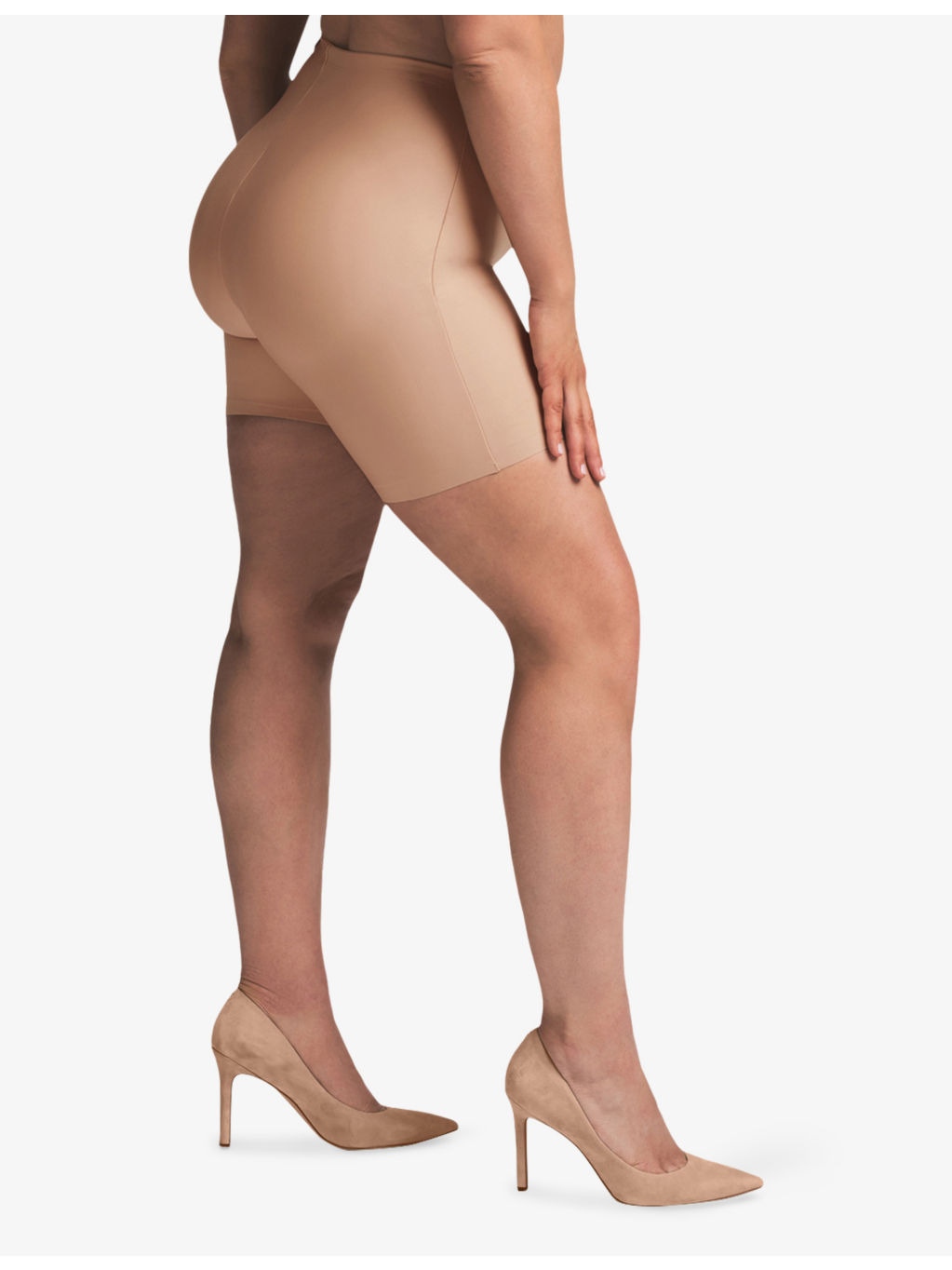 Butt-Enhancing High-Rise Stretch-Woven Shorts - 3