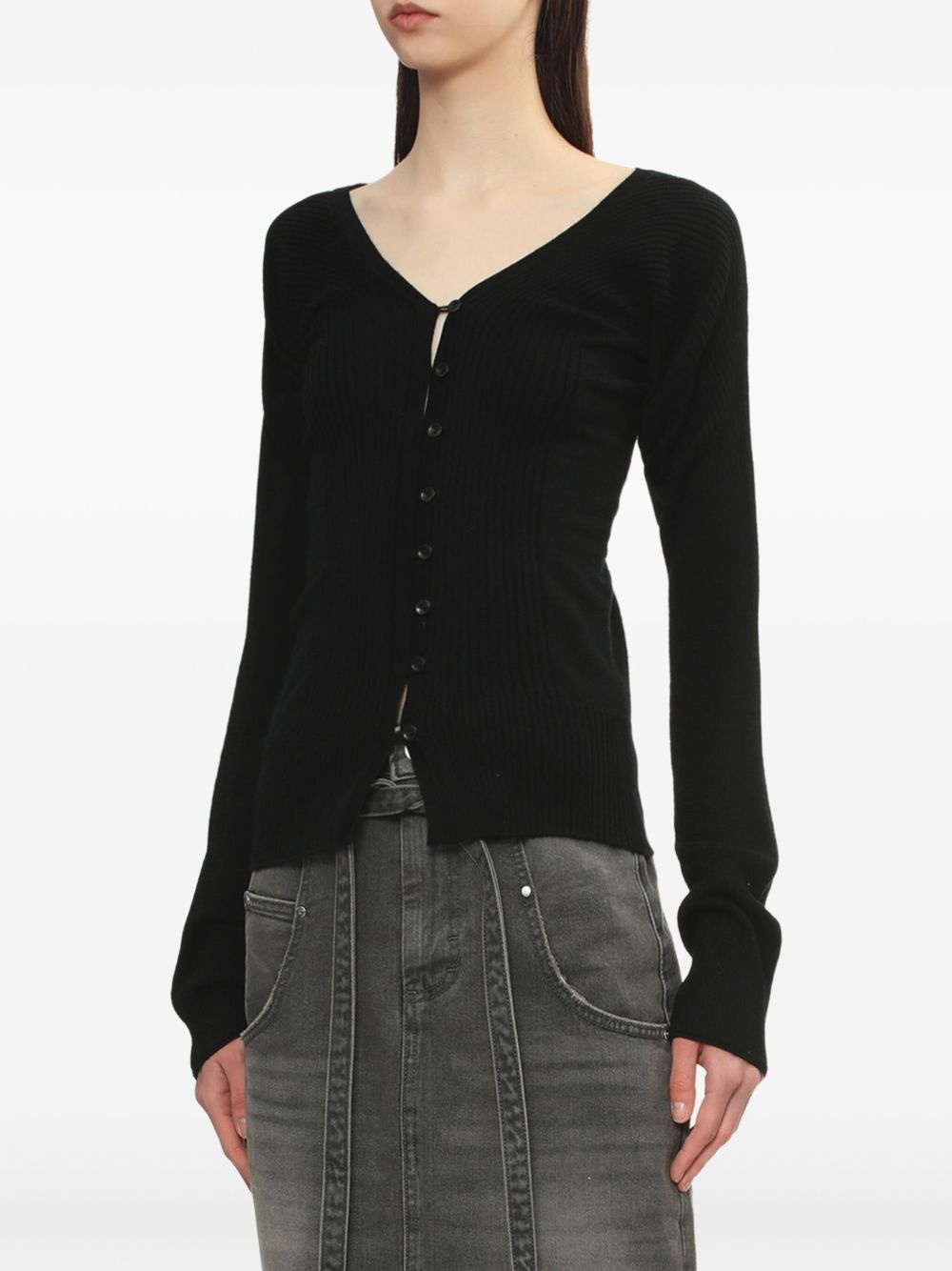 wool cardigan - 3