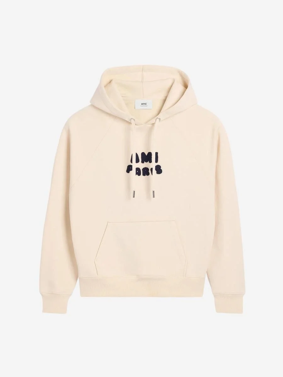 AMI Paris Logo Hoodie - 1