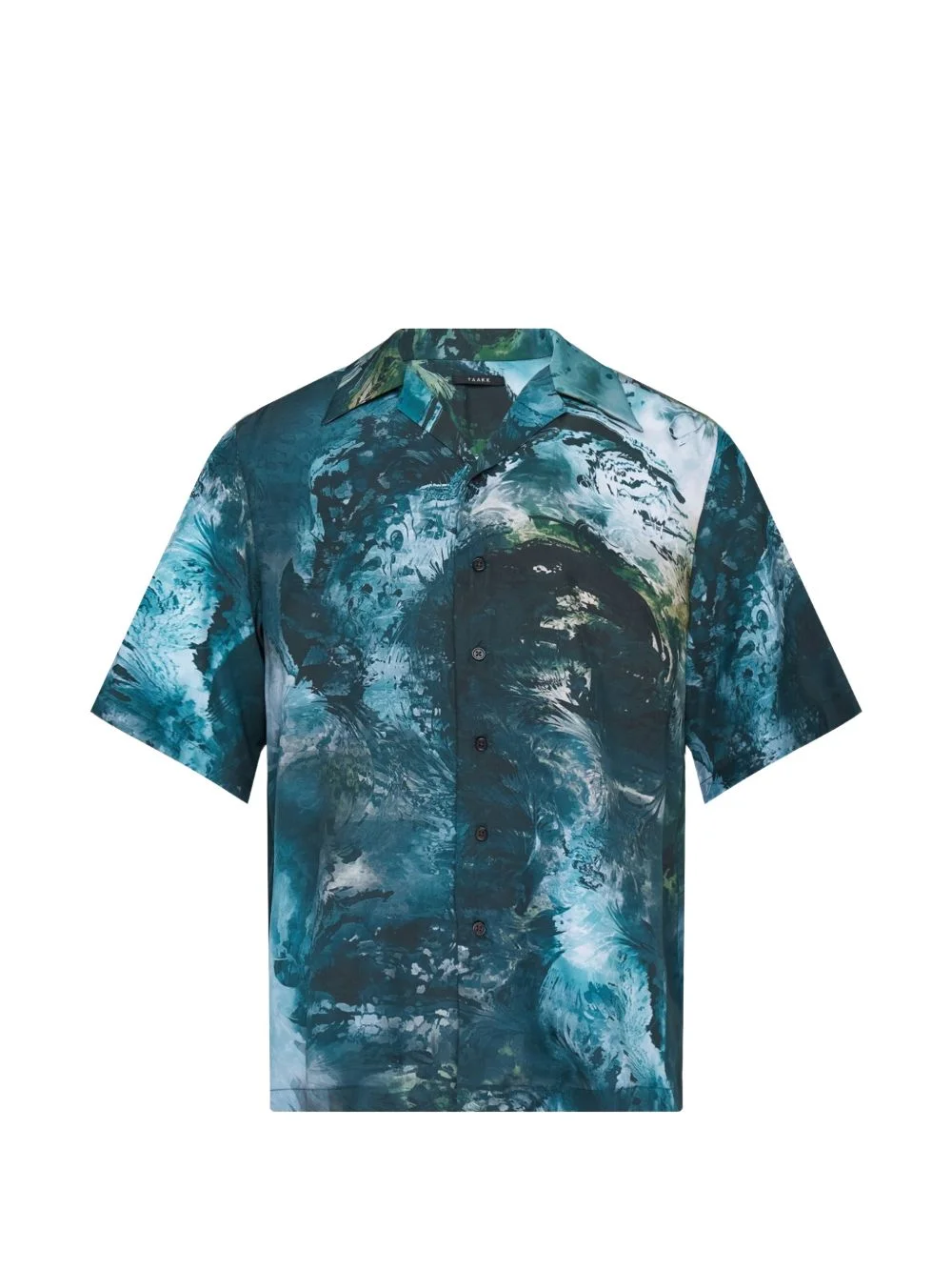 printed silk shirt - 1