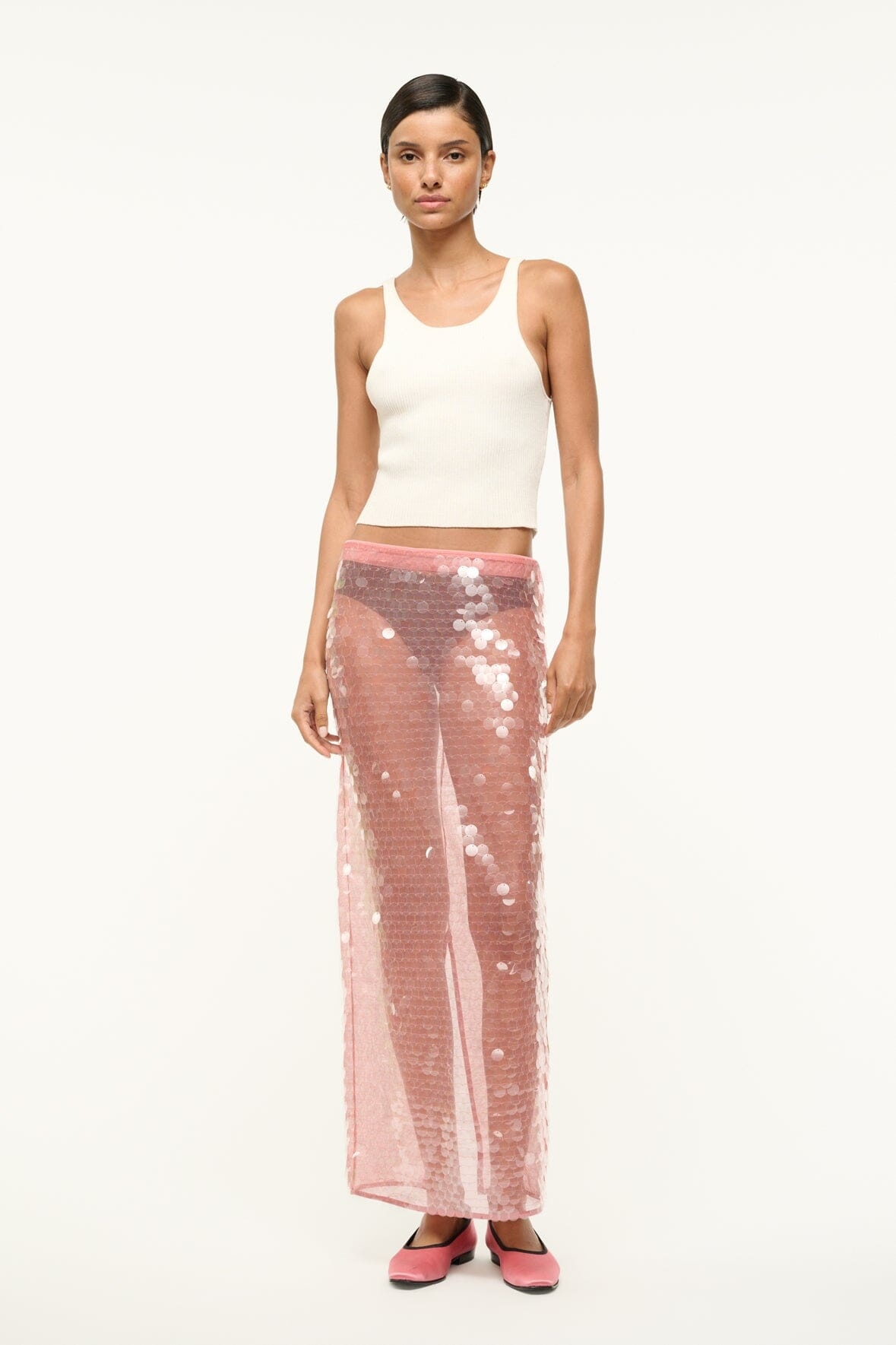 STAUD CASEY SKIRT SIENNA - 3