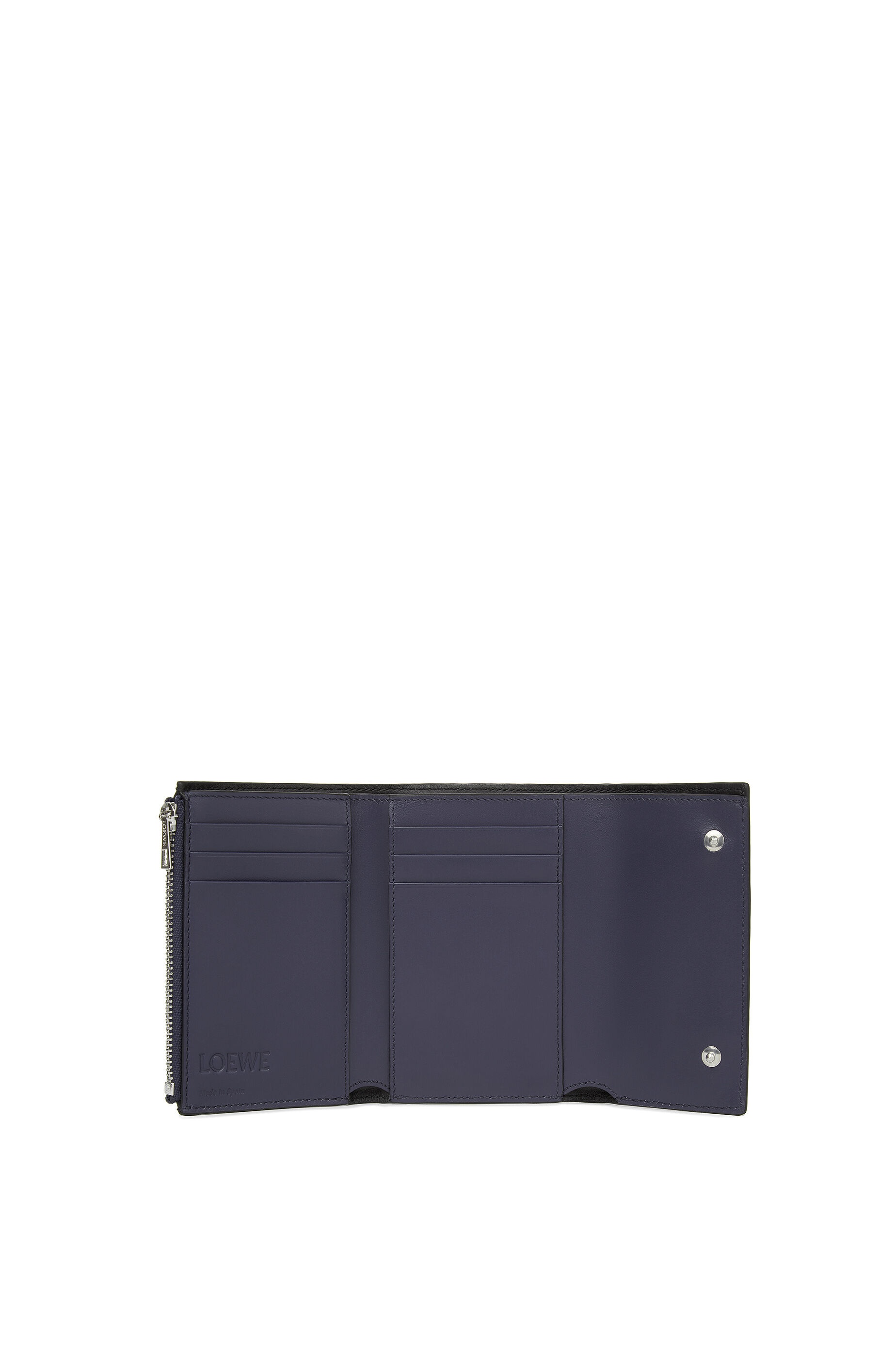 Small vertical wallet in calfskin - 4