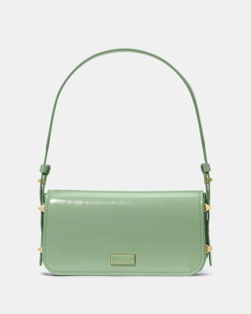 Liv Crinkle Patent Shoulder Bag 1