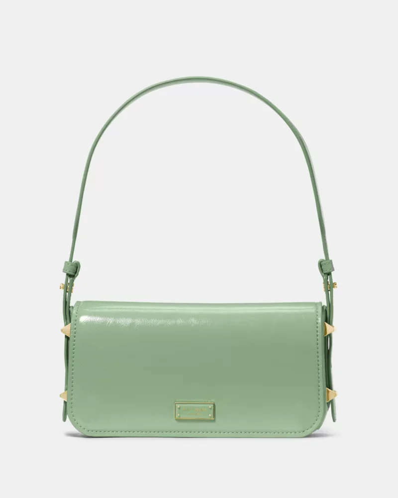 Liv Crinkle Patent Shoulder Bag - 1
