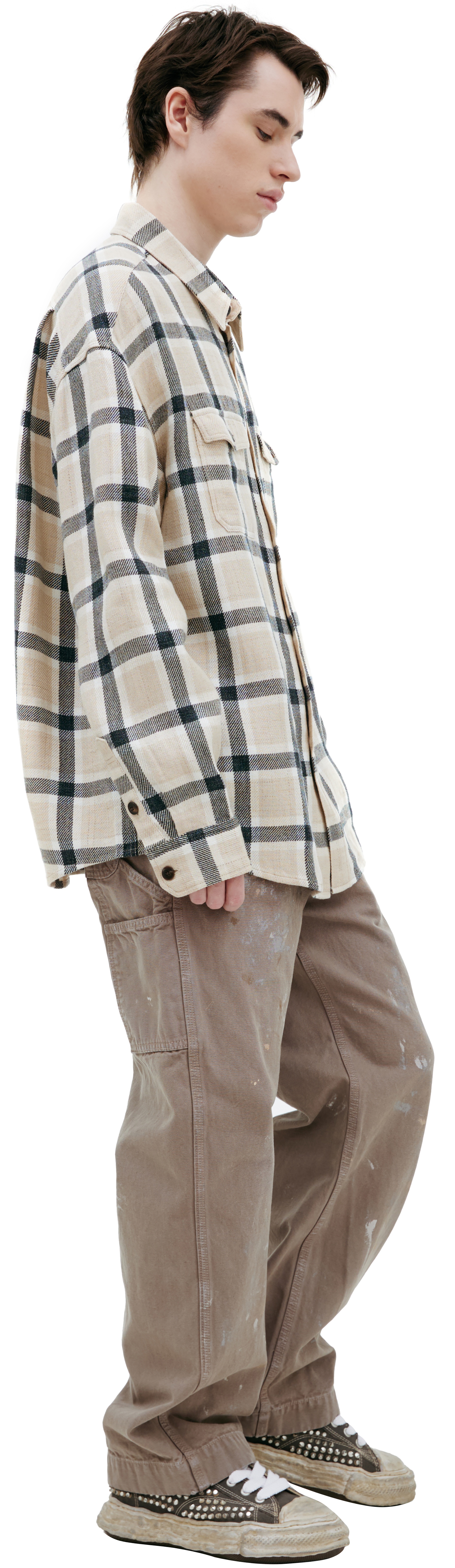 PLAID LINEN SHIRT - 2
