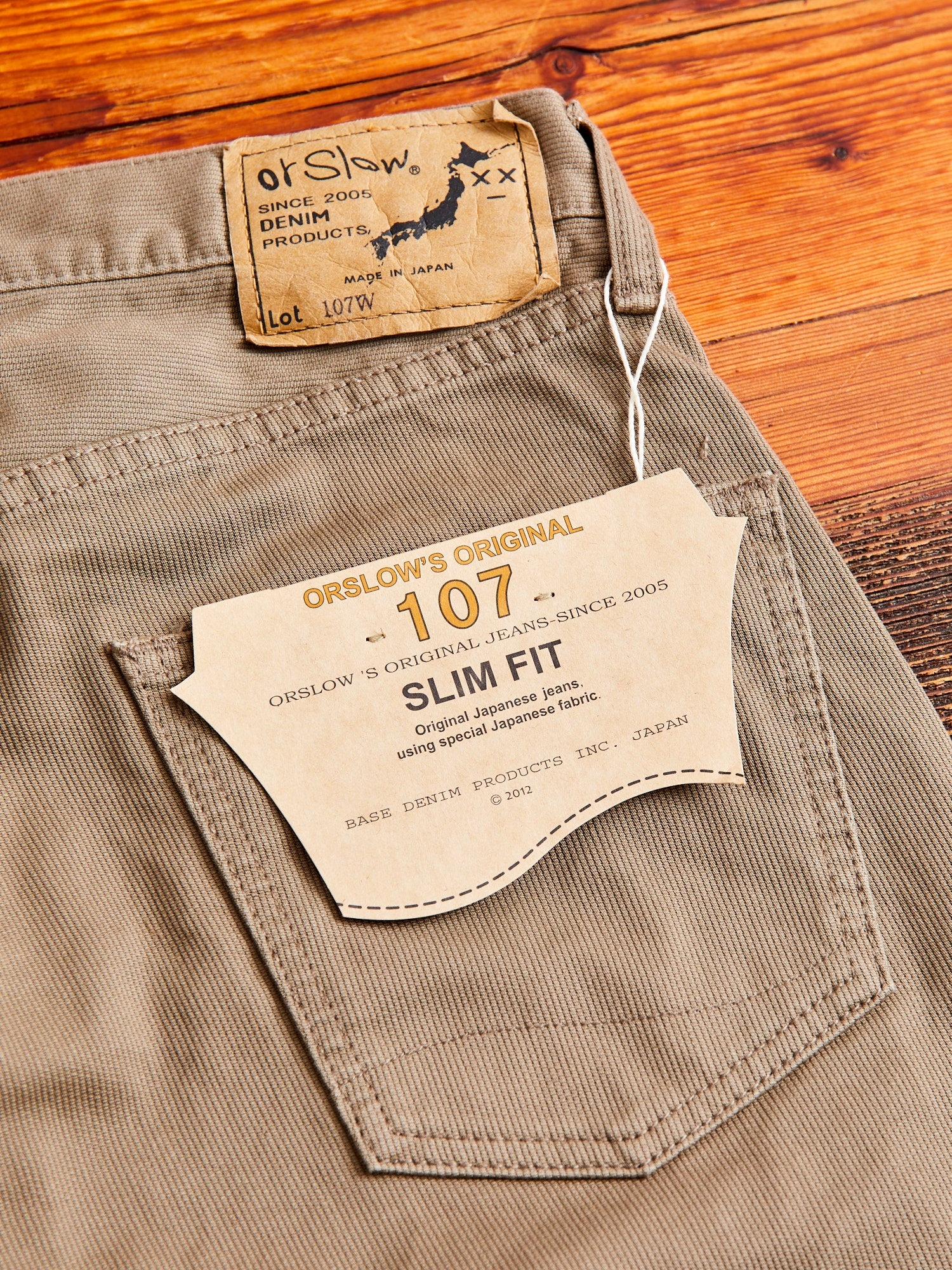 107 Ivy Fit Cotton Pique Pants in Dusty Olive - 9