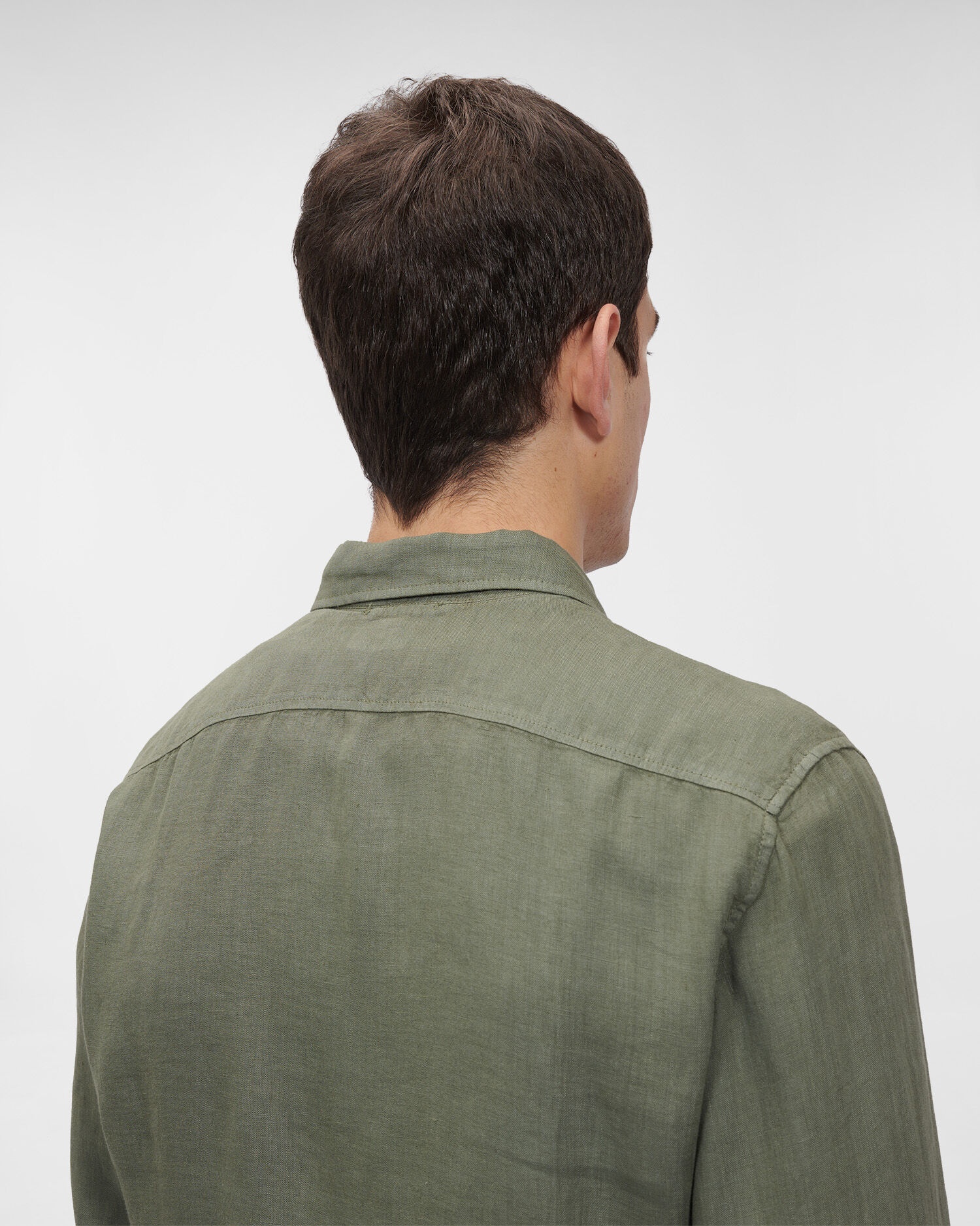 Resined Linen Pocket Shirt - 6
