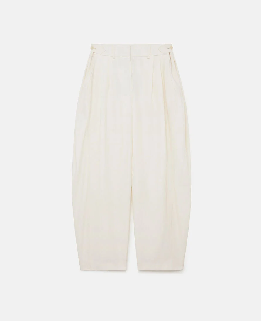 Stella Mccartney Women Pleated Wide Leg Trousers - 1