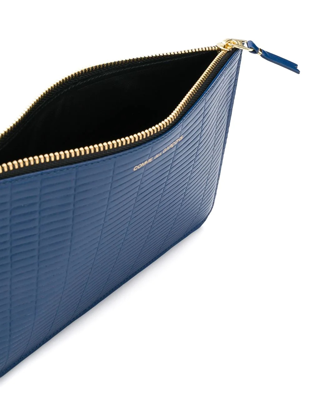 embossed clutch bag - 3