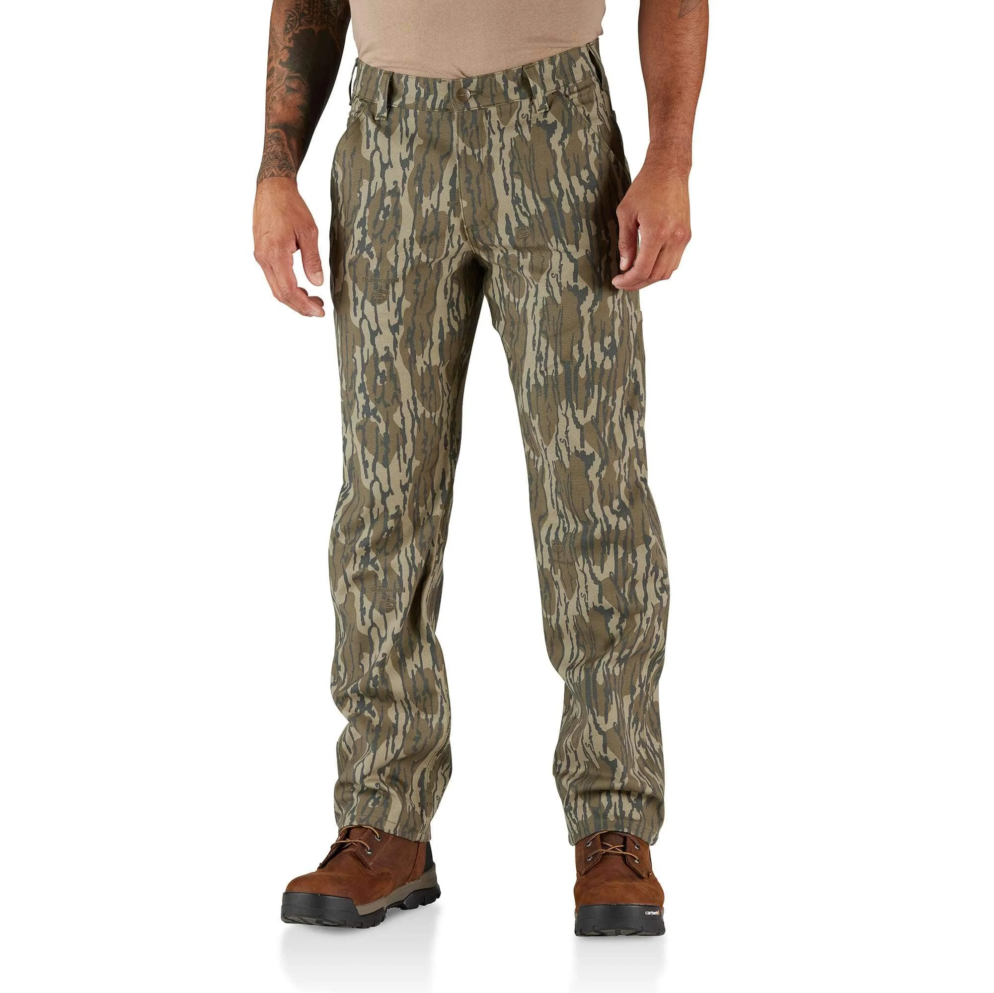 Relaxed Straight Rugged Flex™ Duck Camo Dungaree - 1