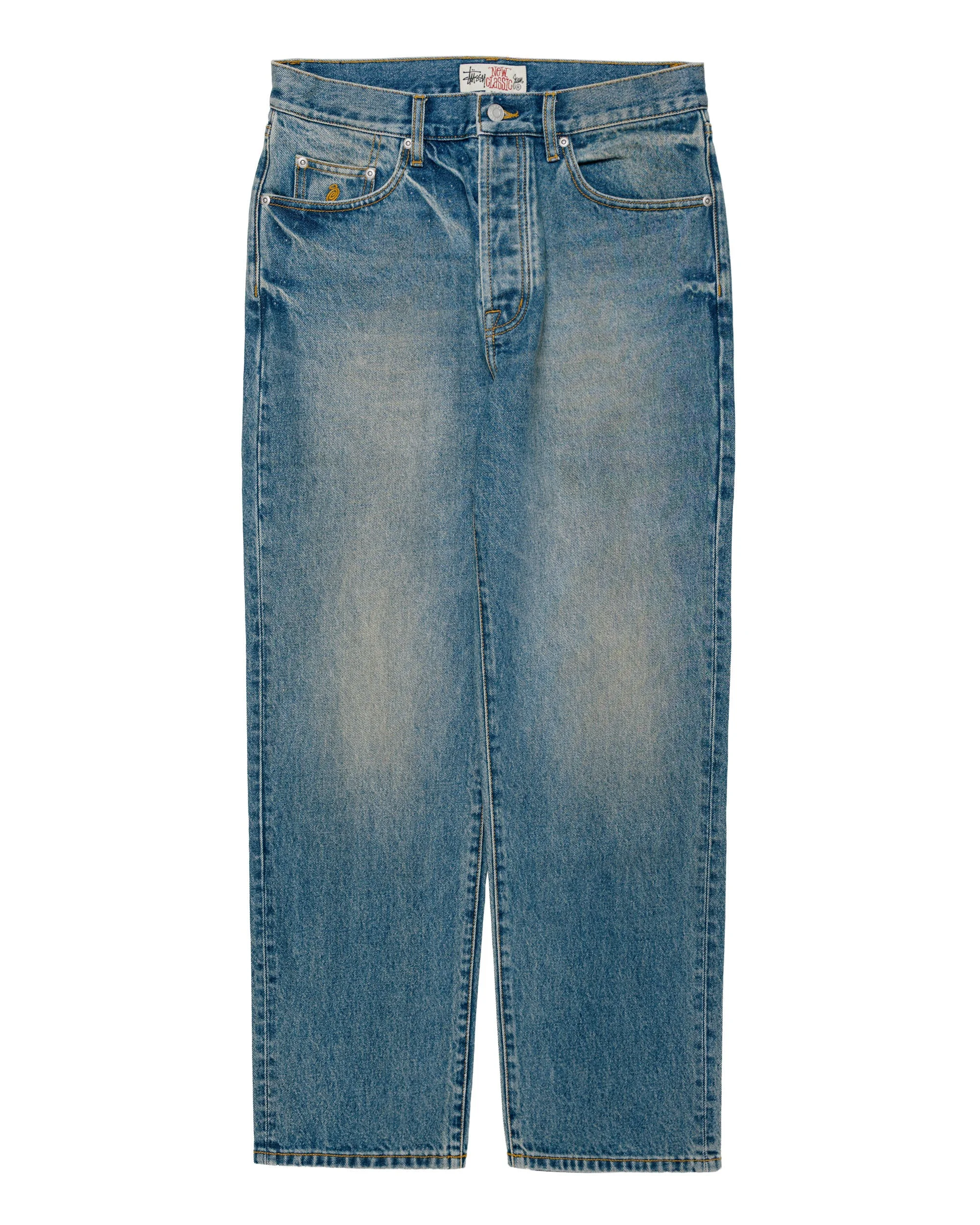 Stüssy New Classic Jeans Denim Dark Wash Indigo - 1