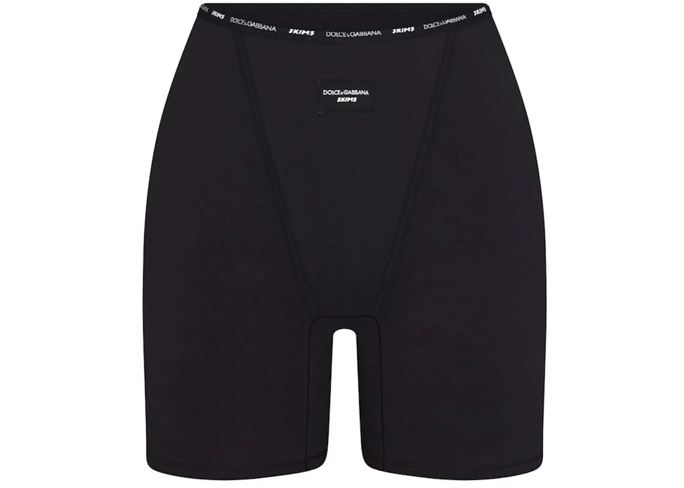 SKIMS x Dolce&Gabbana Cotton Jersey Boxer Onyx - 1