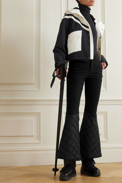 PERFECT MOMENT Cordova paneled quilted flared ski pants outlook