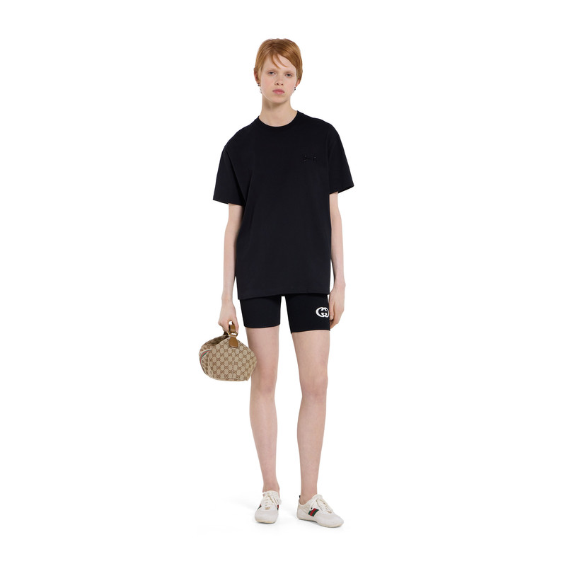GUCCI Cotton jersey T-shirt with embroidery outlook