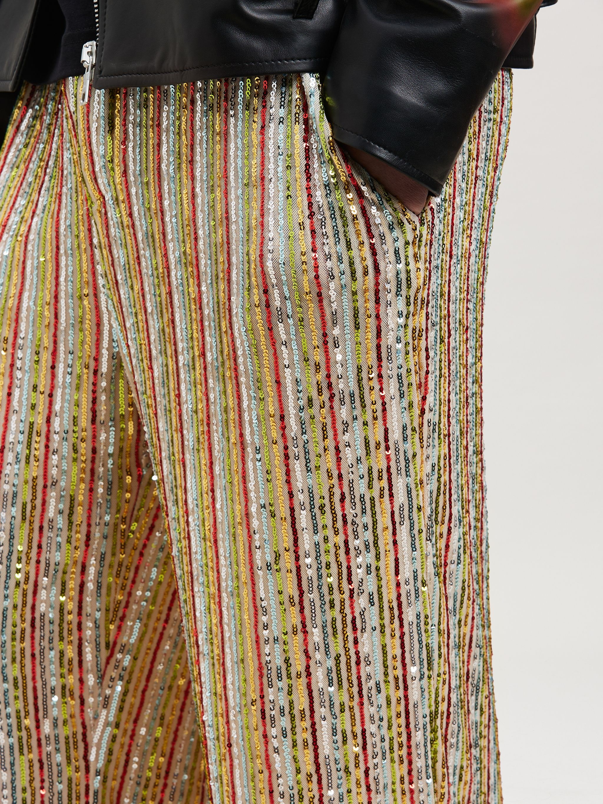 RAINBOW SEQUINS PAJAMA PANTS - 6