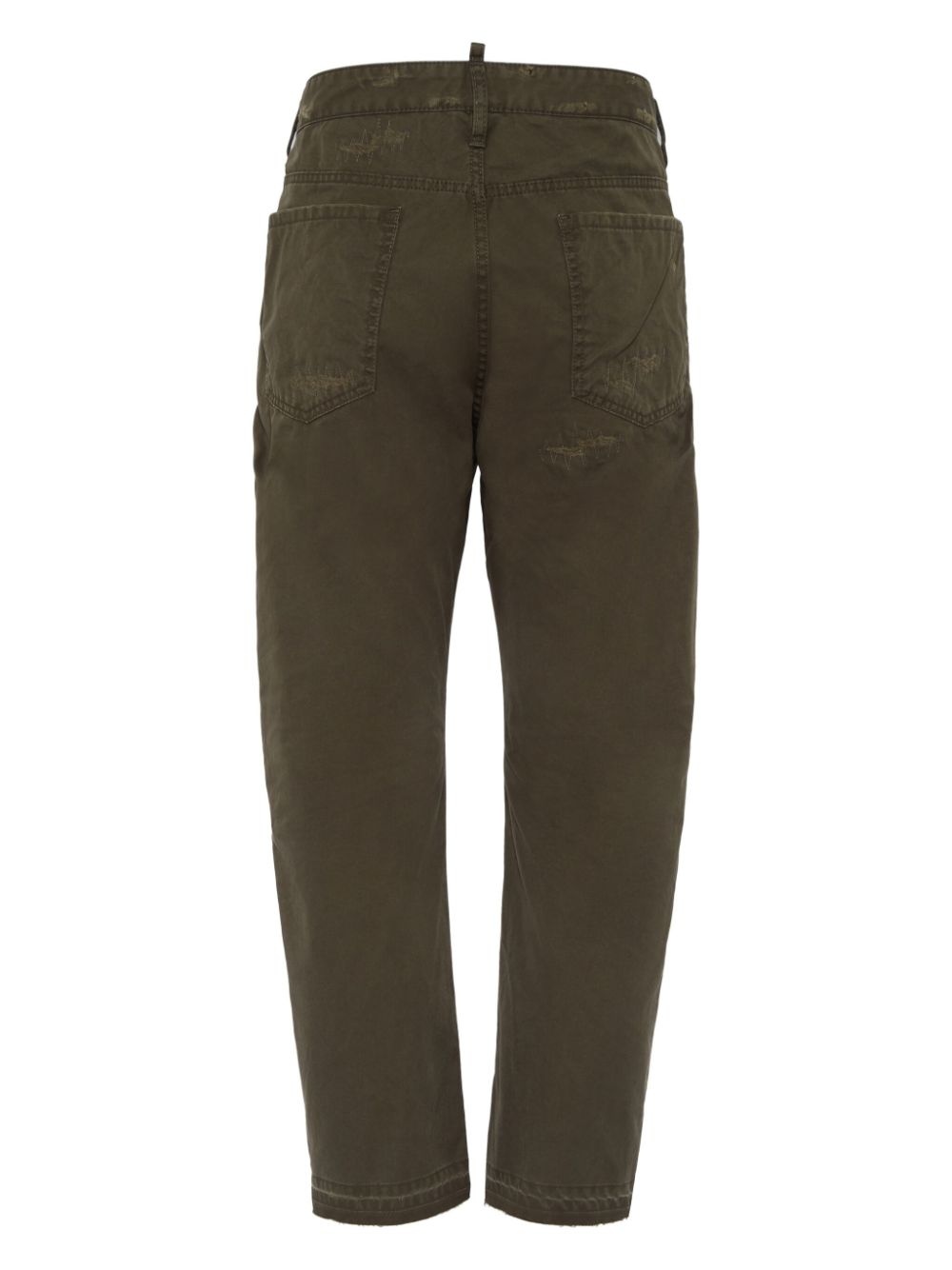 distress-effect trousers - 2
