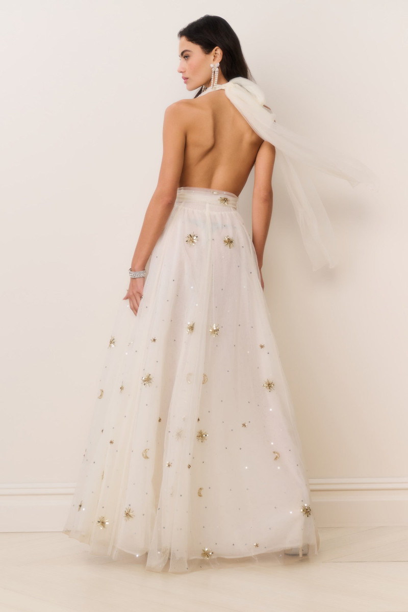 Eldora Celestial Embellished Tulle Gown 4