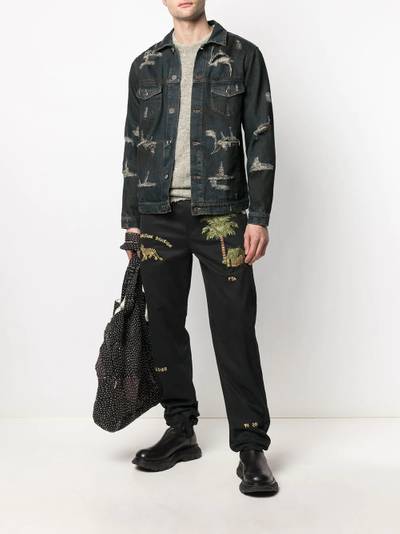 424 Trucker distressed denim jacket outlook