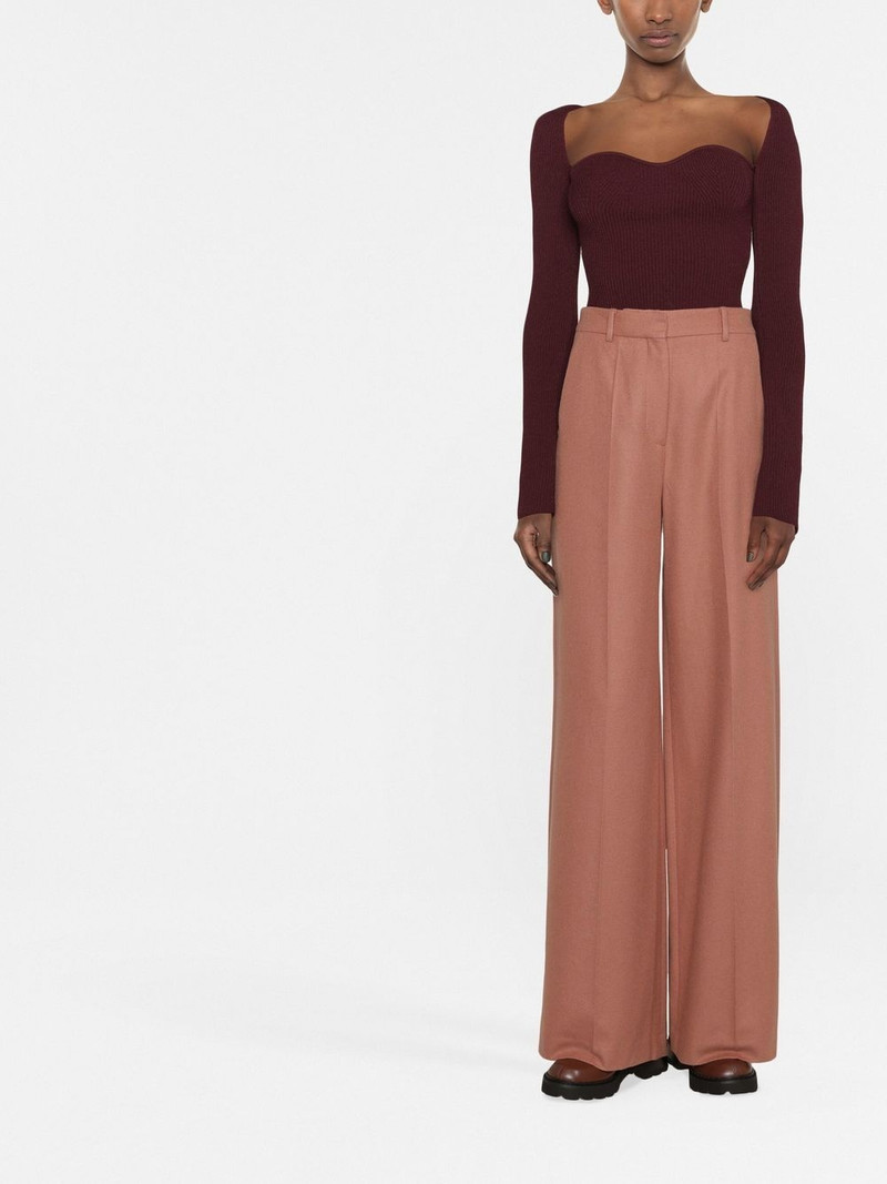 JOSEPH Alana wide-leg tailored trousers outlook