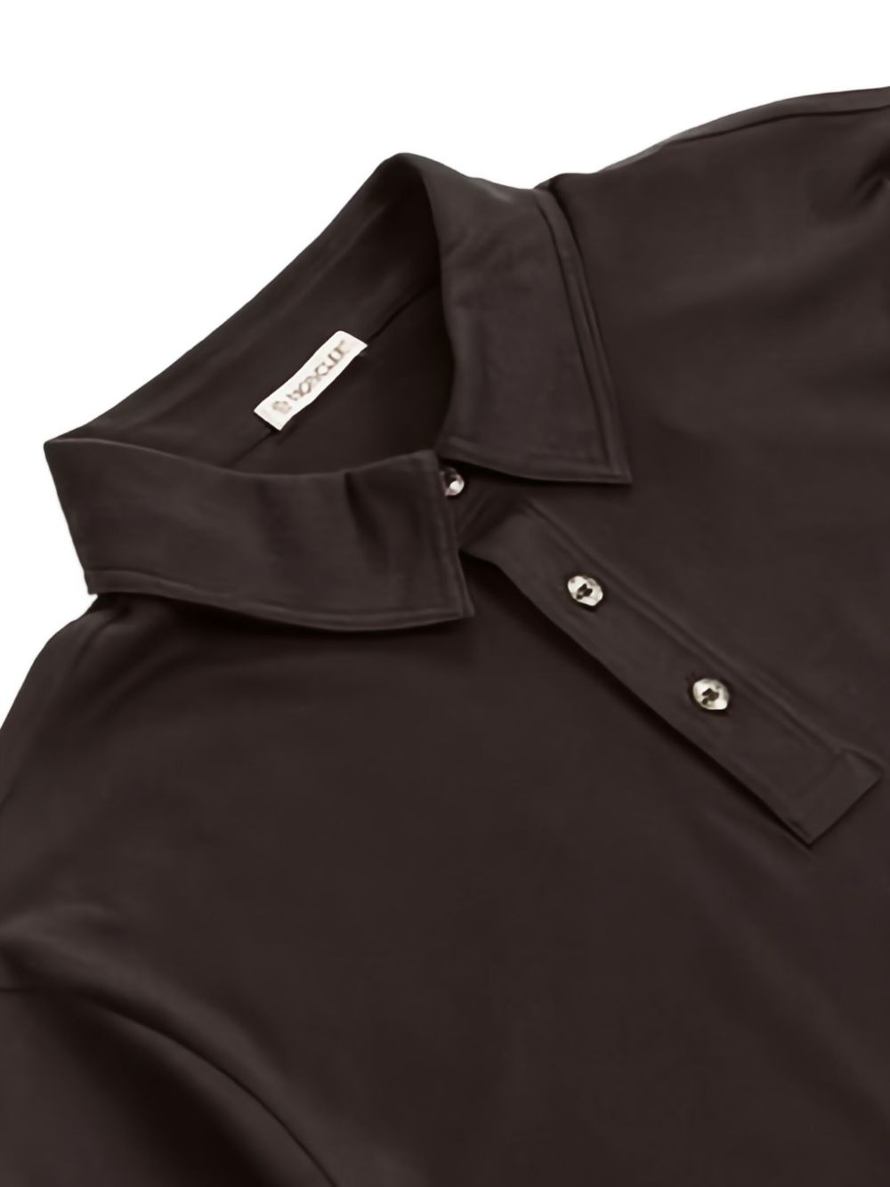 logo-appliqué long-sleeve polo shirt - 3