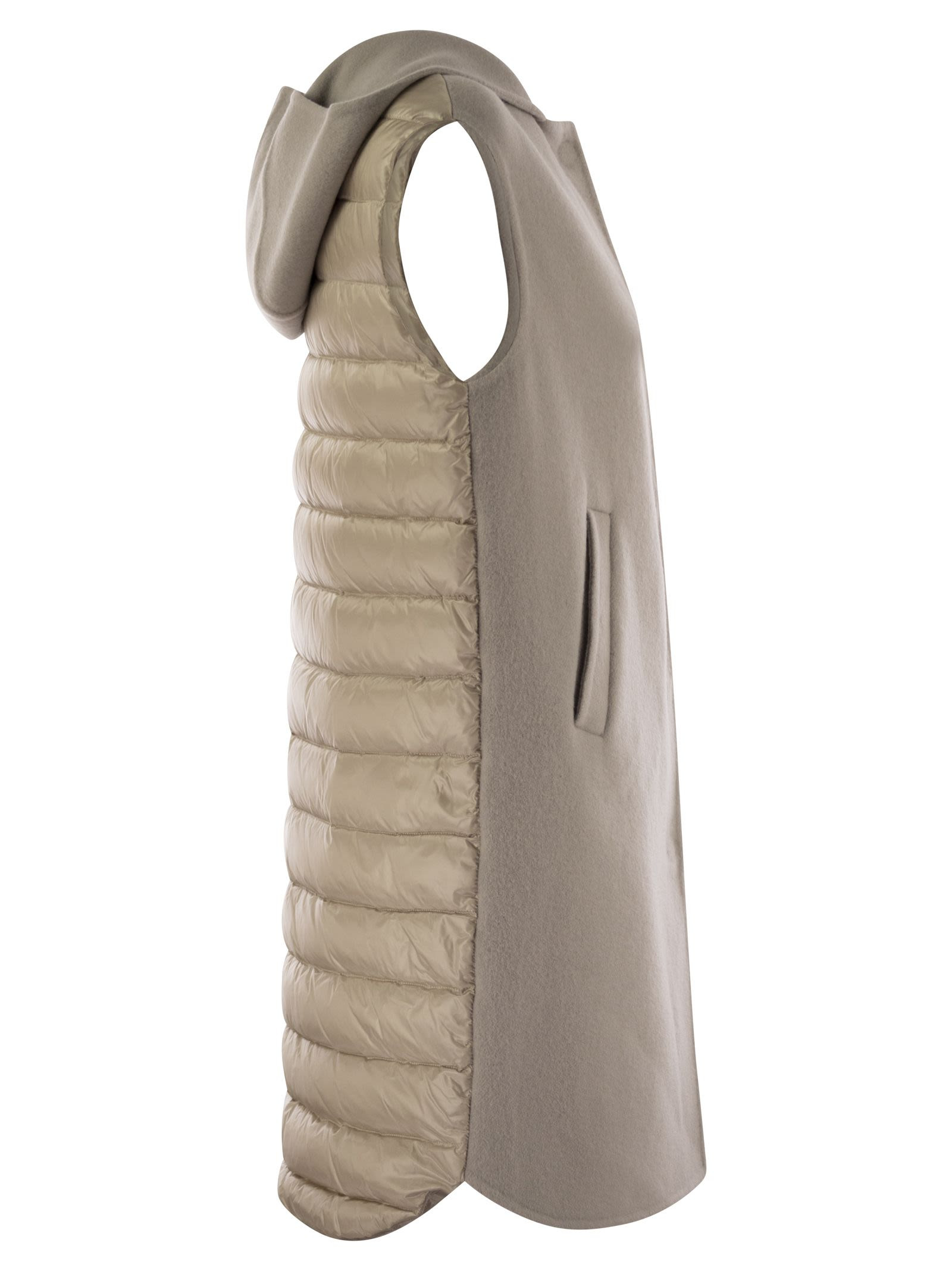 Herno Women Wool Hooded Sleeve - 3