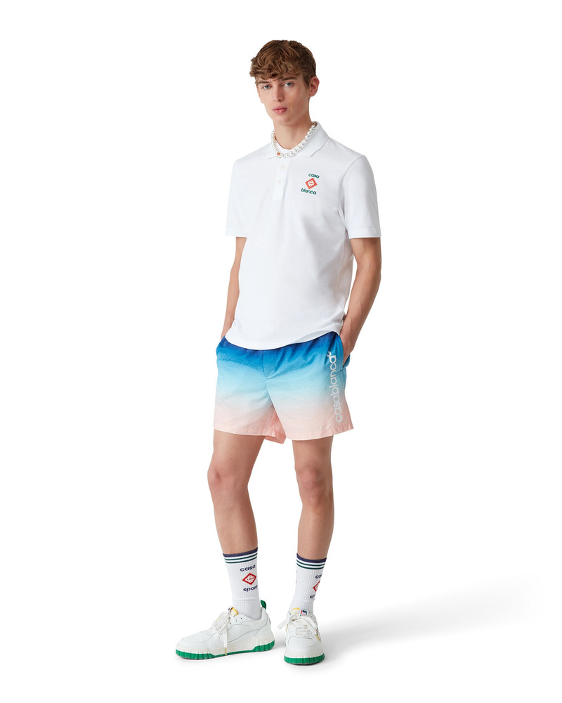 CASABLANCA Jacquard Gradient Swim Shorts | Casablanca Paris outlook