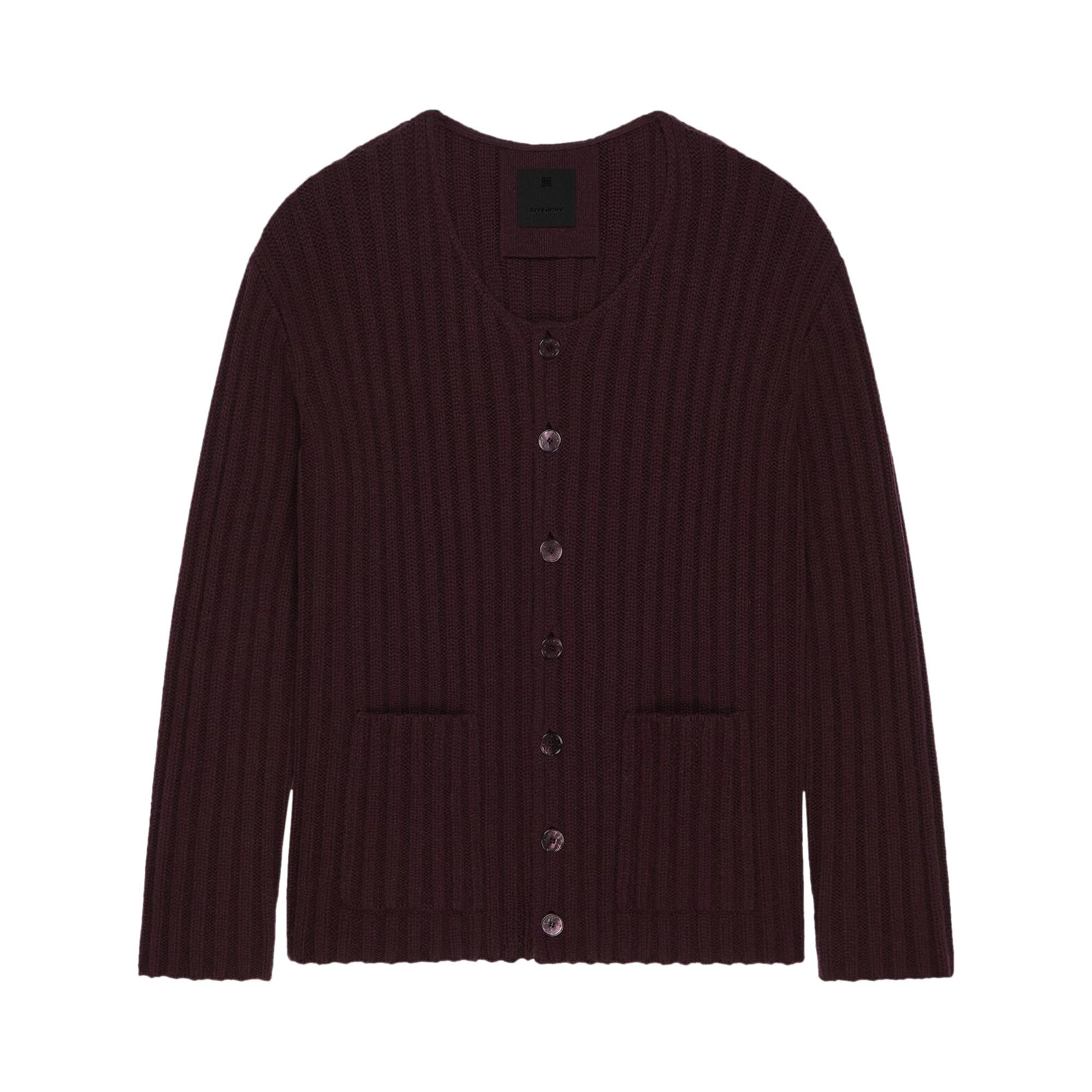 Givenchy Cashmere Cardigan 'Burgundy' - 1