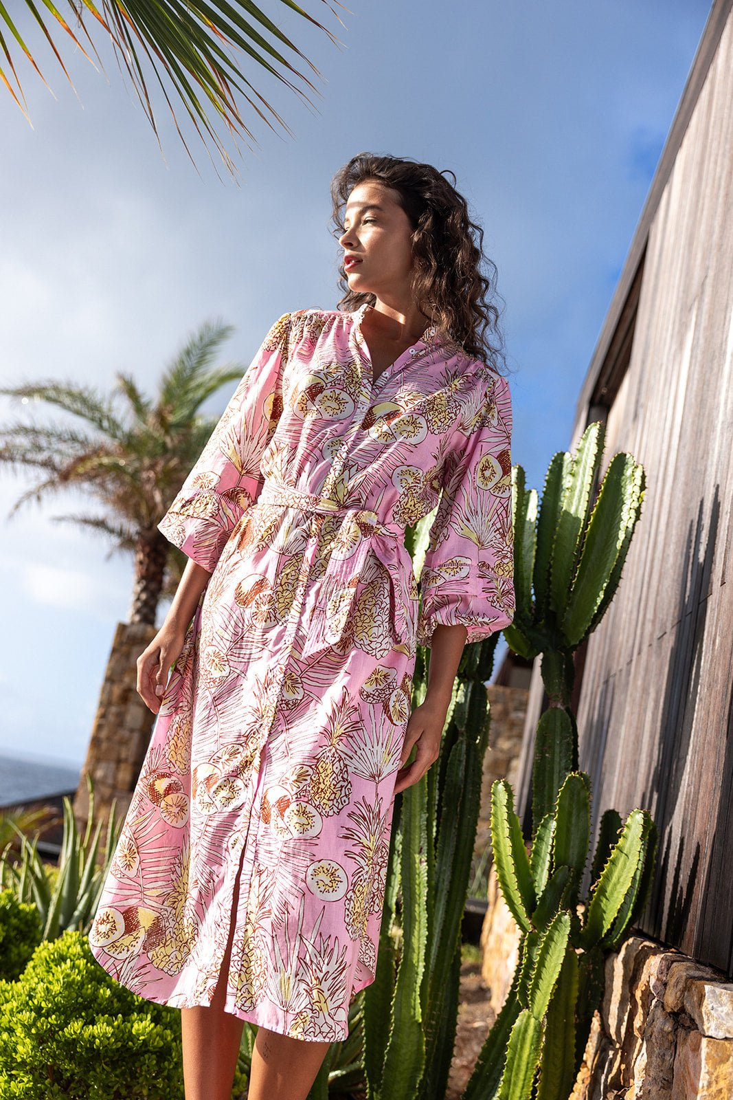 Long Dress Cathy - Pink Karibia - 4