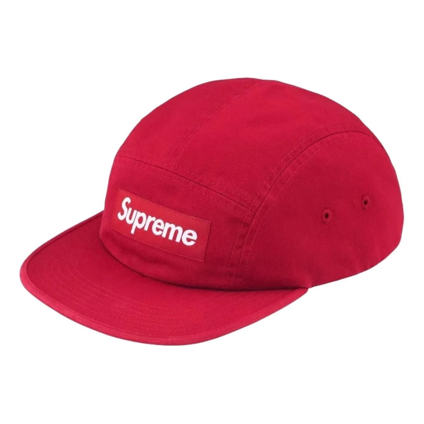 Supreme FW26 Washed Chino Twill Camp Cap 'Red' SUP-FW26-1069-RED - 1