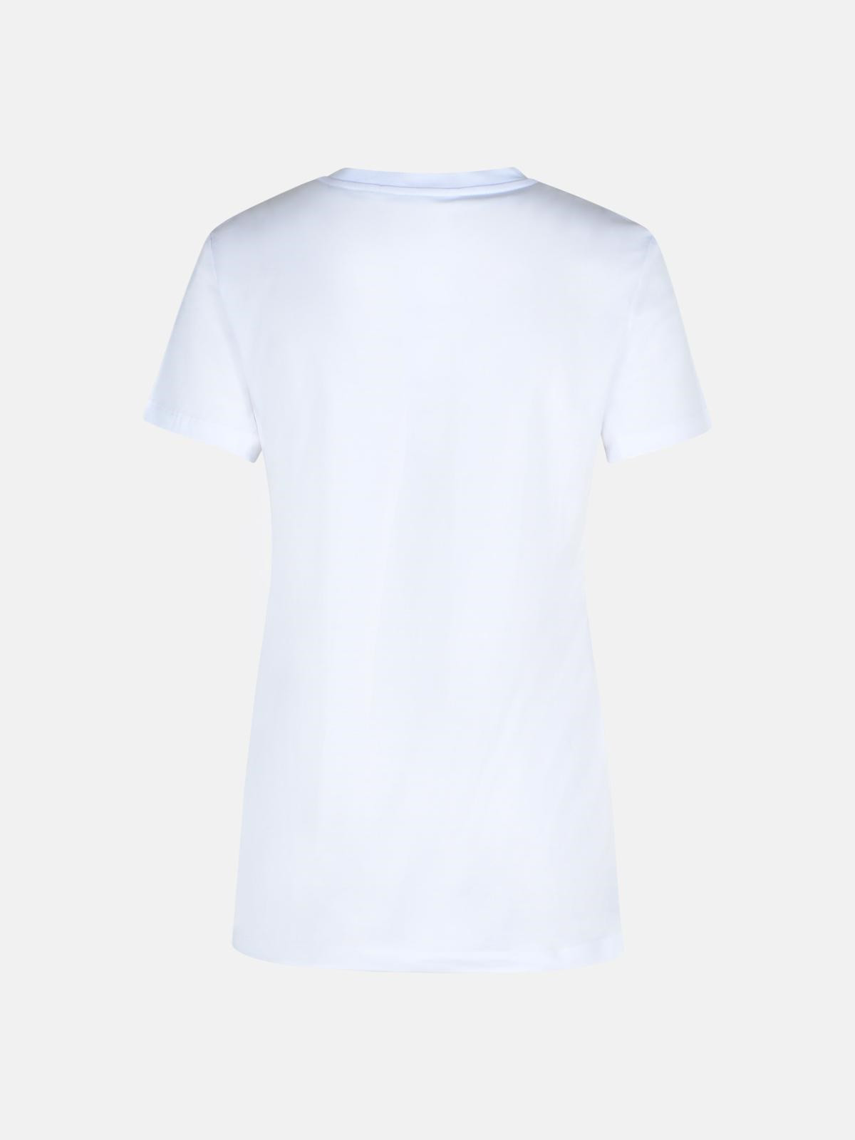 'GIOVANE' WHITE COTTON T-SHIRT - 3